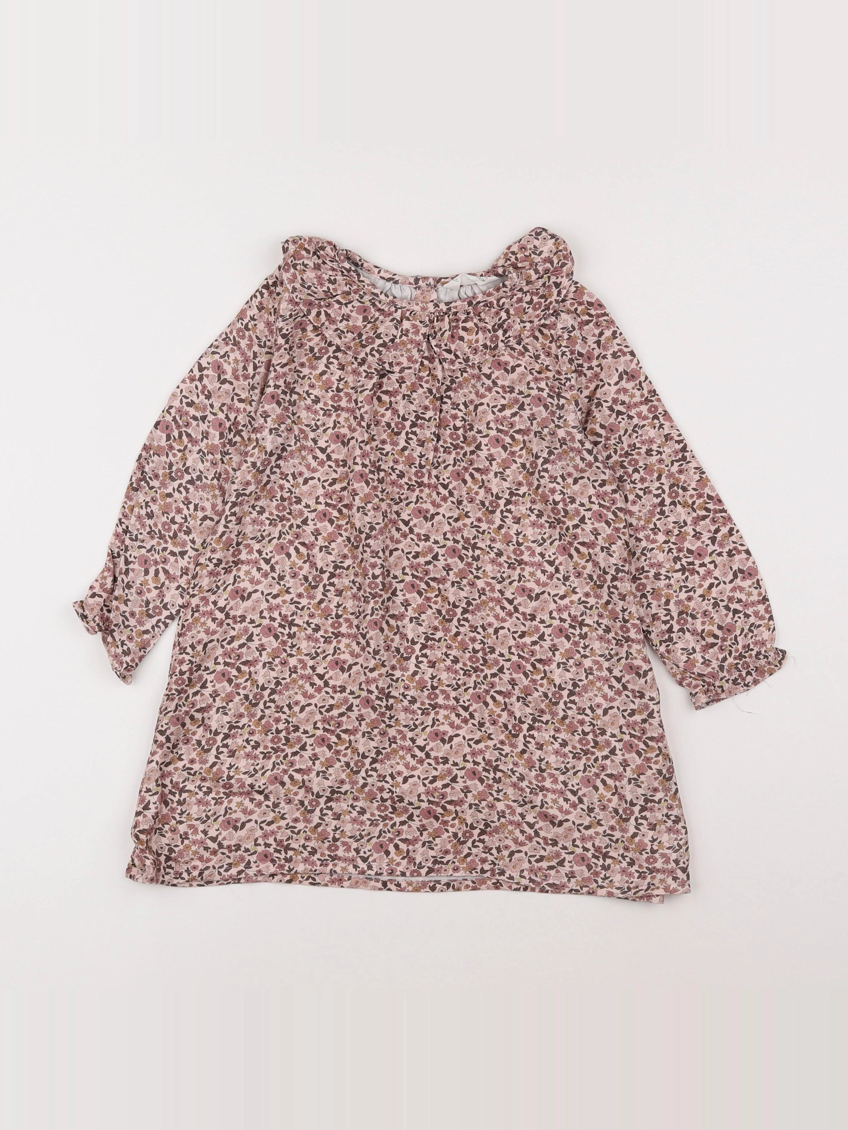 Mango - robe rose - 3/4 ans