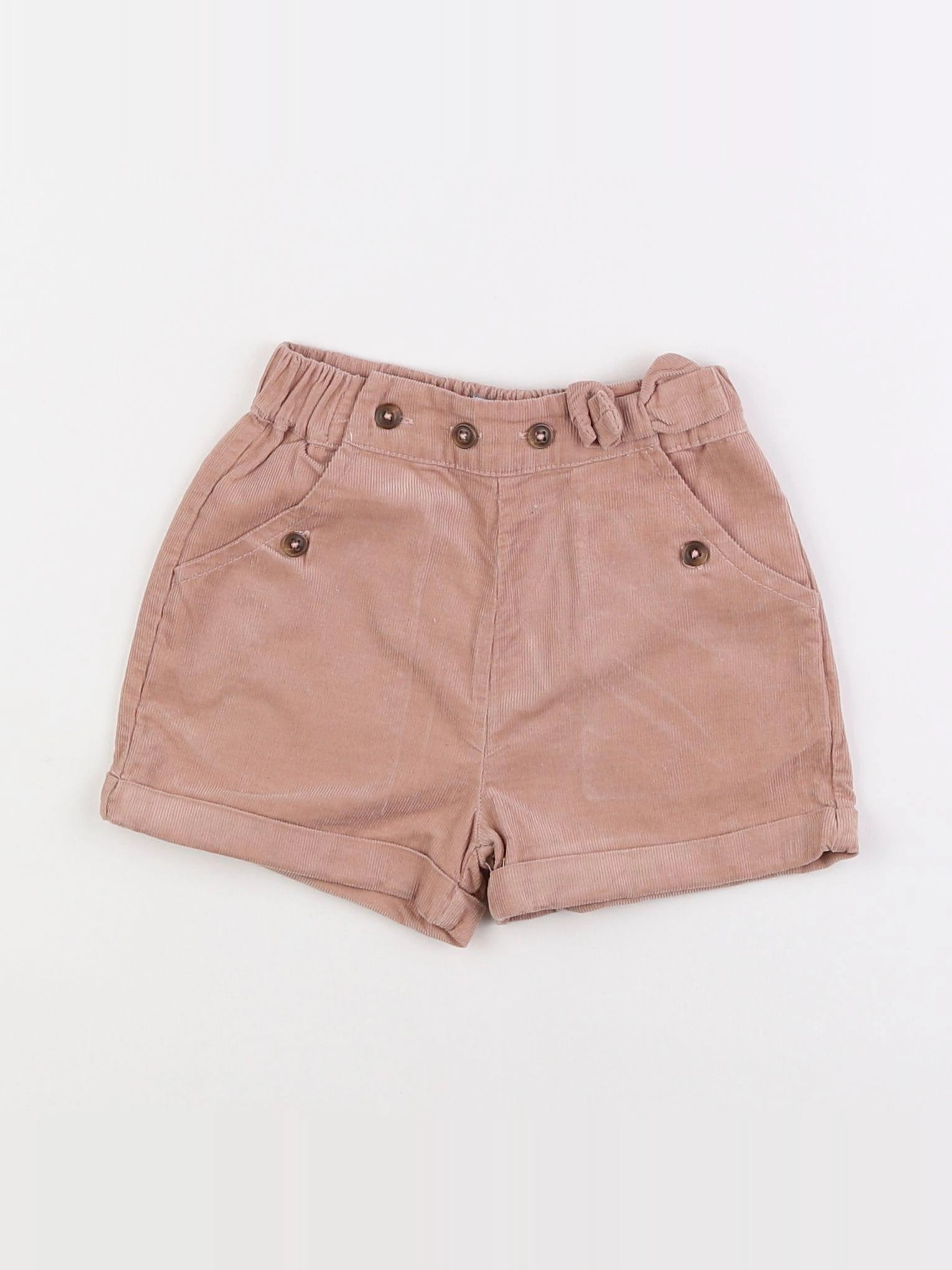 Vertbaudet - short beige - 18 mois