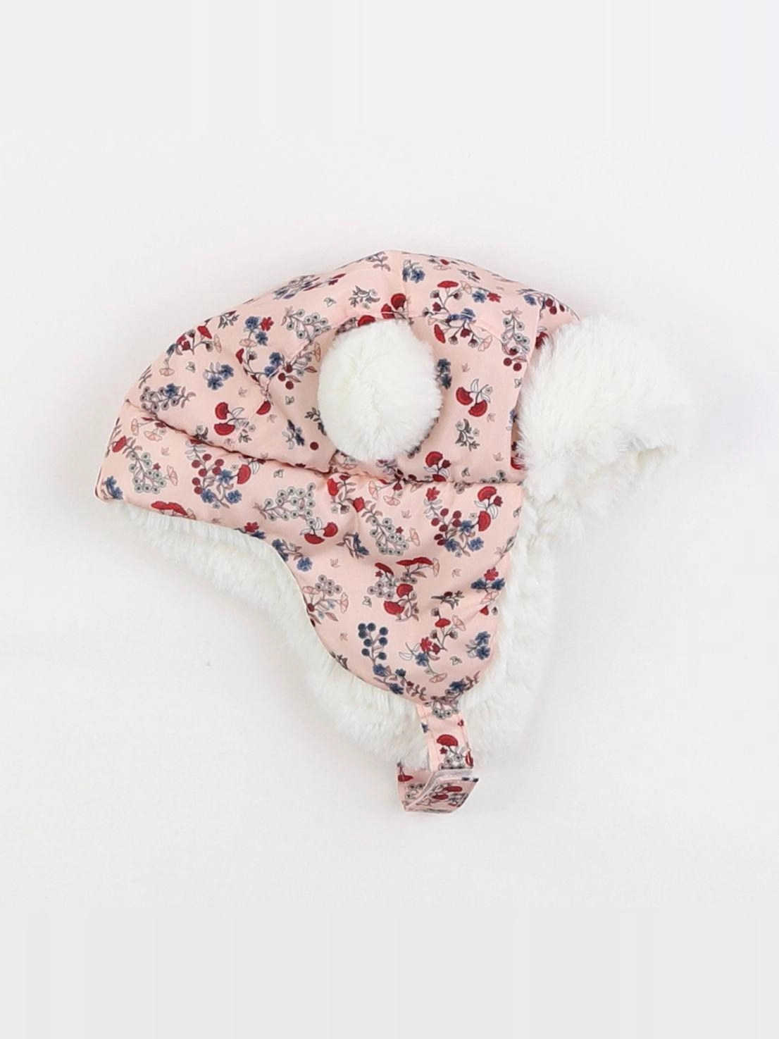 Tape à l'oeil - chapeau rose, rouge - 3/6 mois