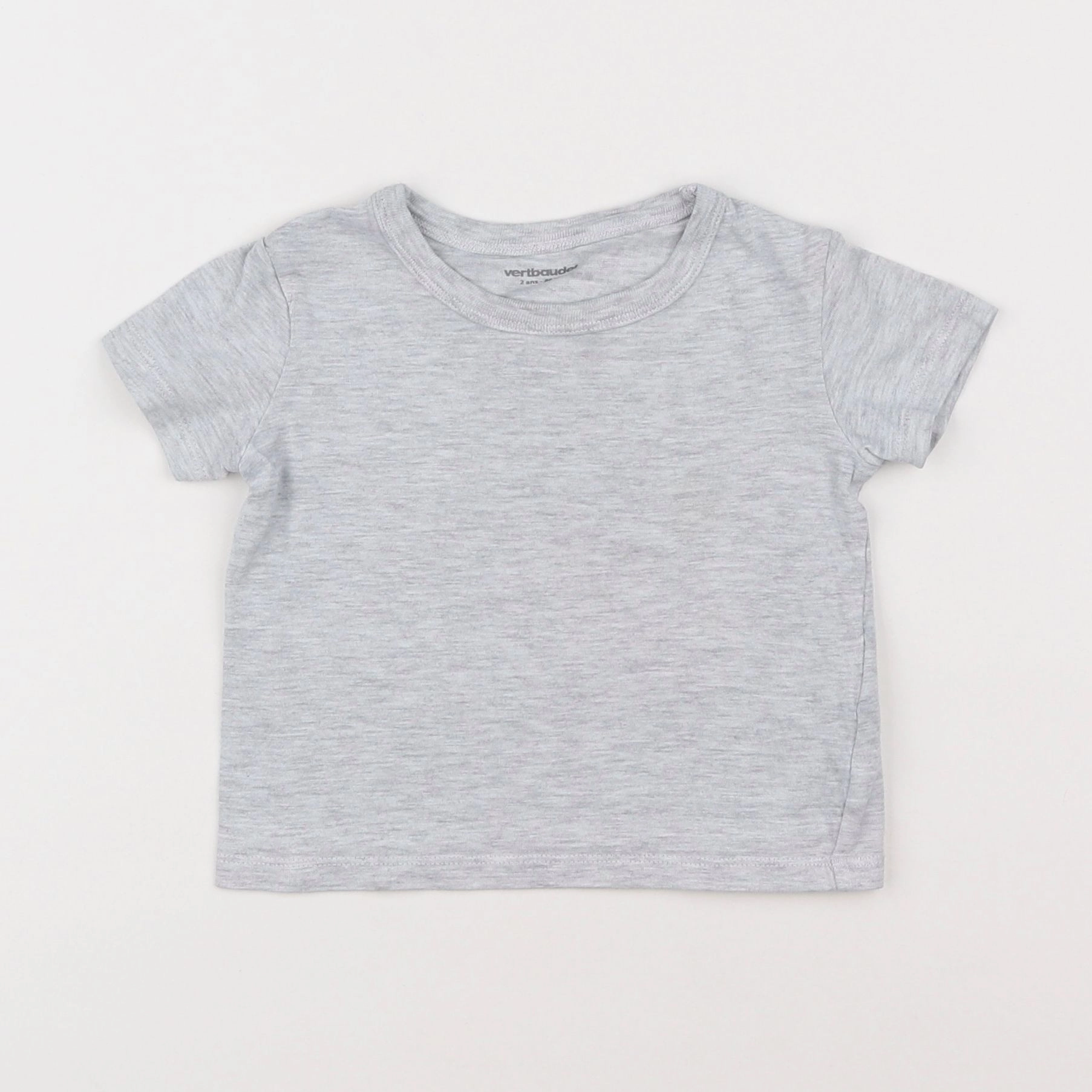 Vertbaudet - maillot de corps gris - 2 ans