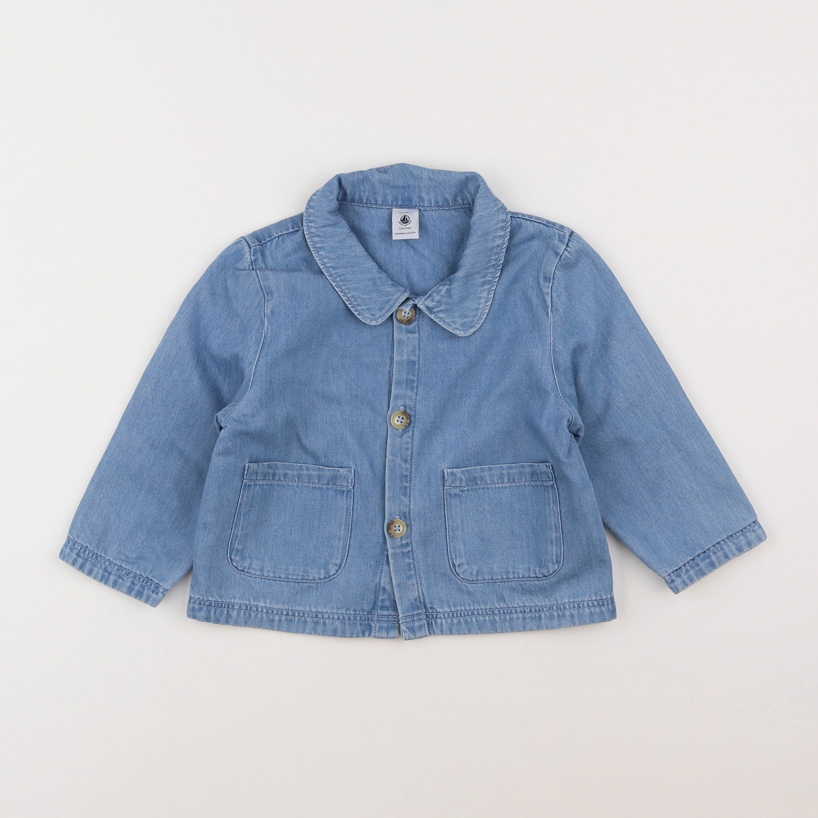 Petit Bateau - veste bleu - 2 ans