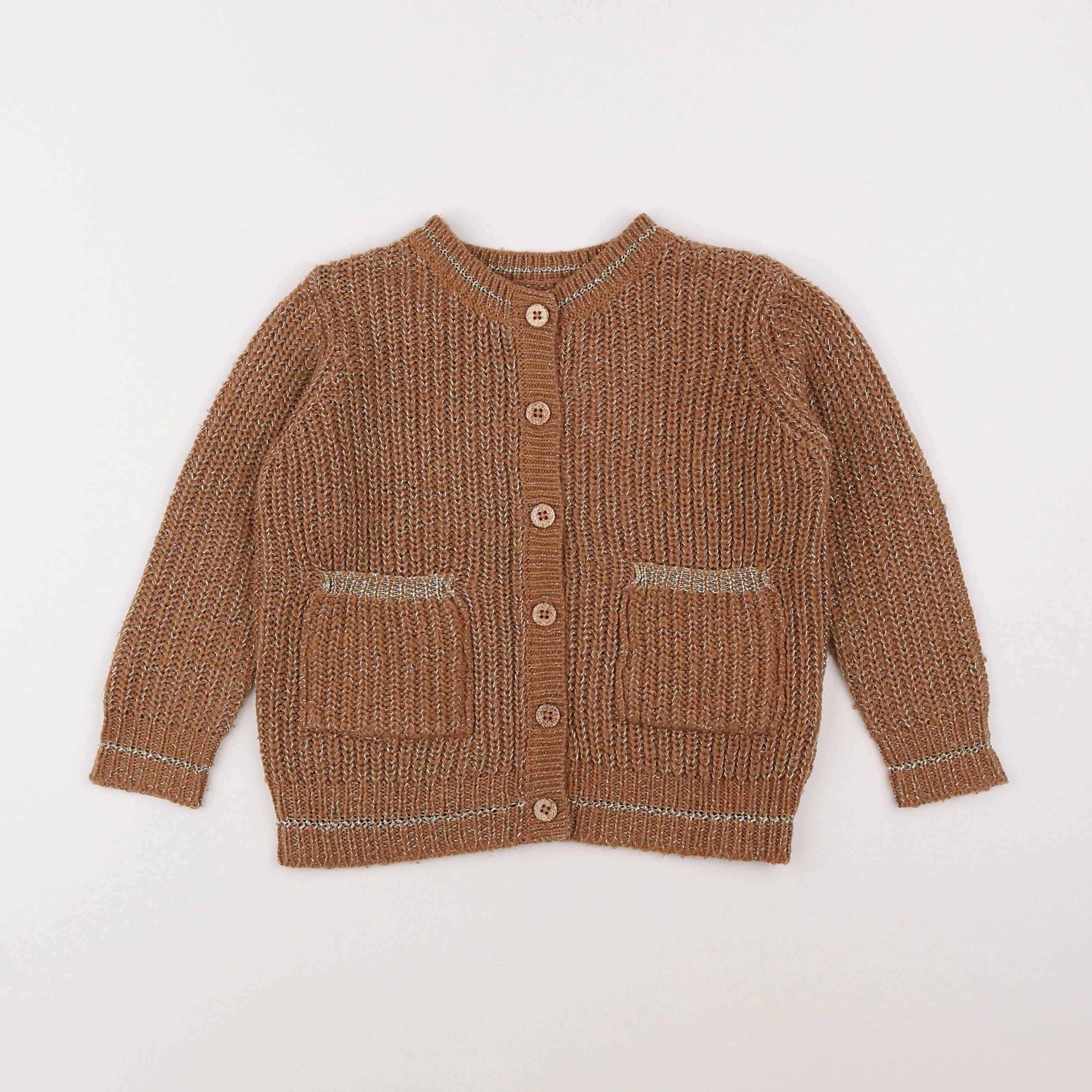 Vertbaudet - gilet marron - 5 ans