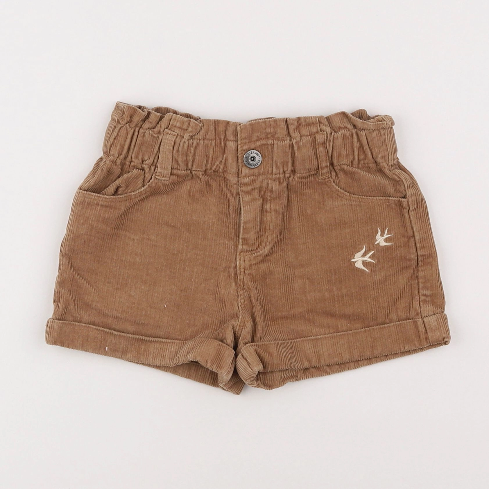 Vertbaudet - short marron - 5 ans