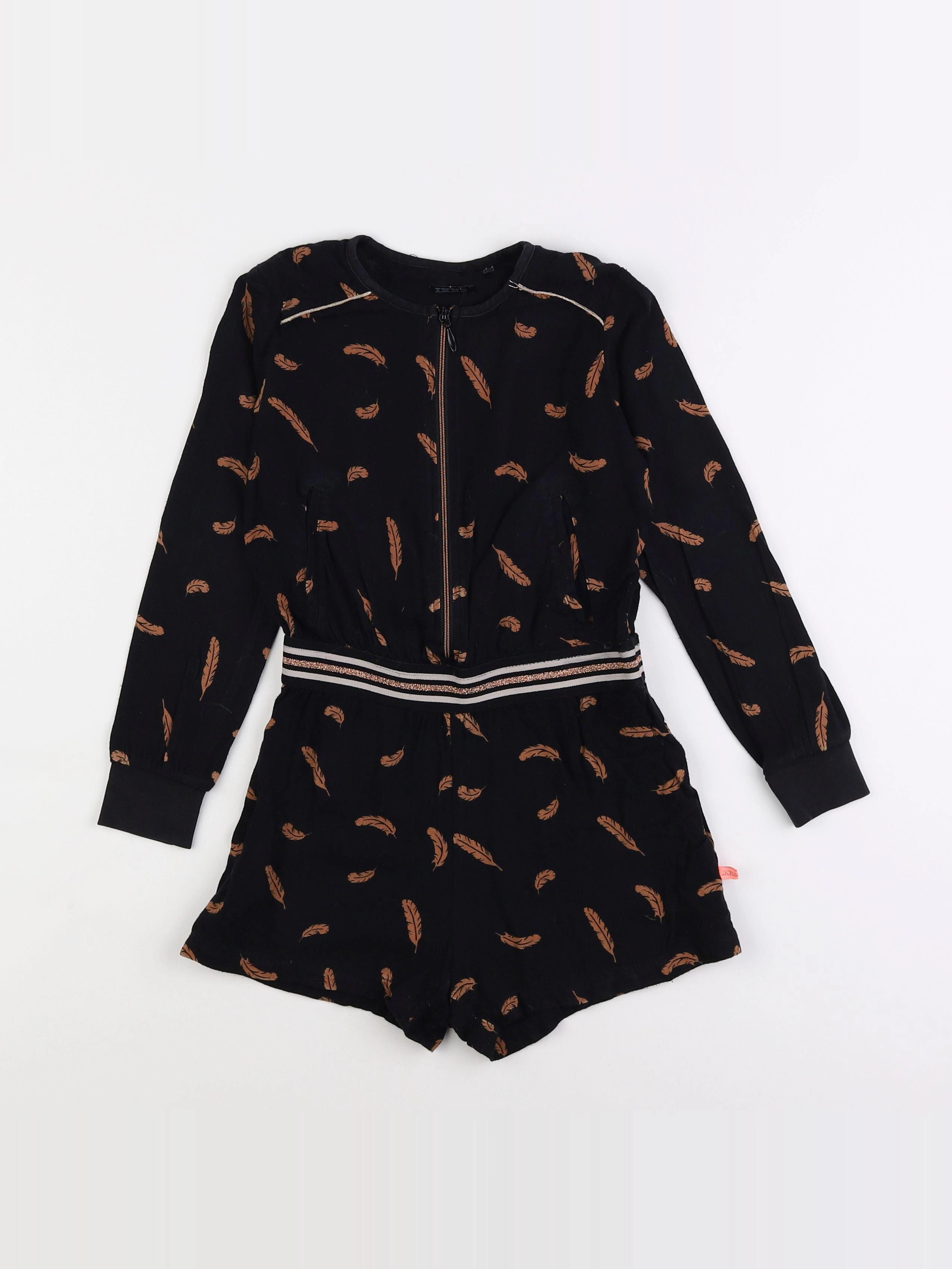 IKKS - combinaison marron, noir - 8 ans