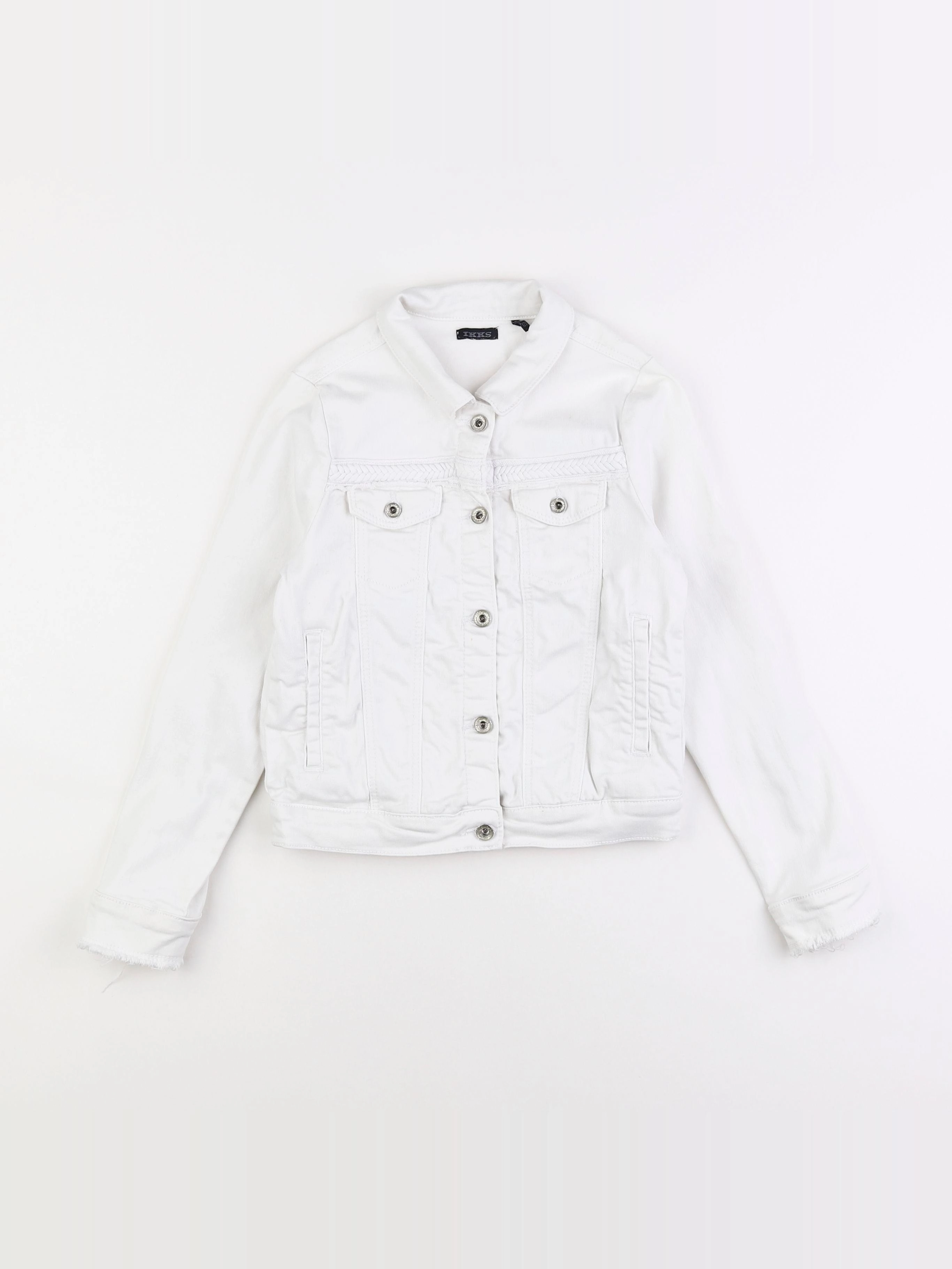 IKKS - veste blanc - 8 ans