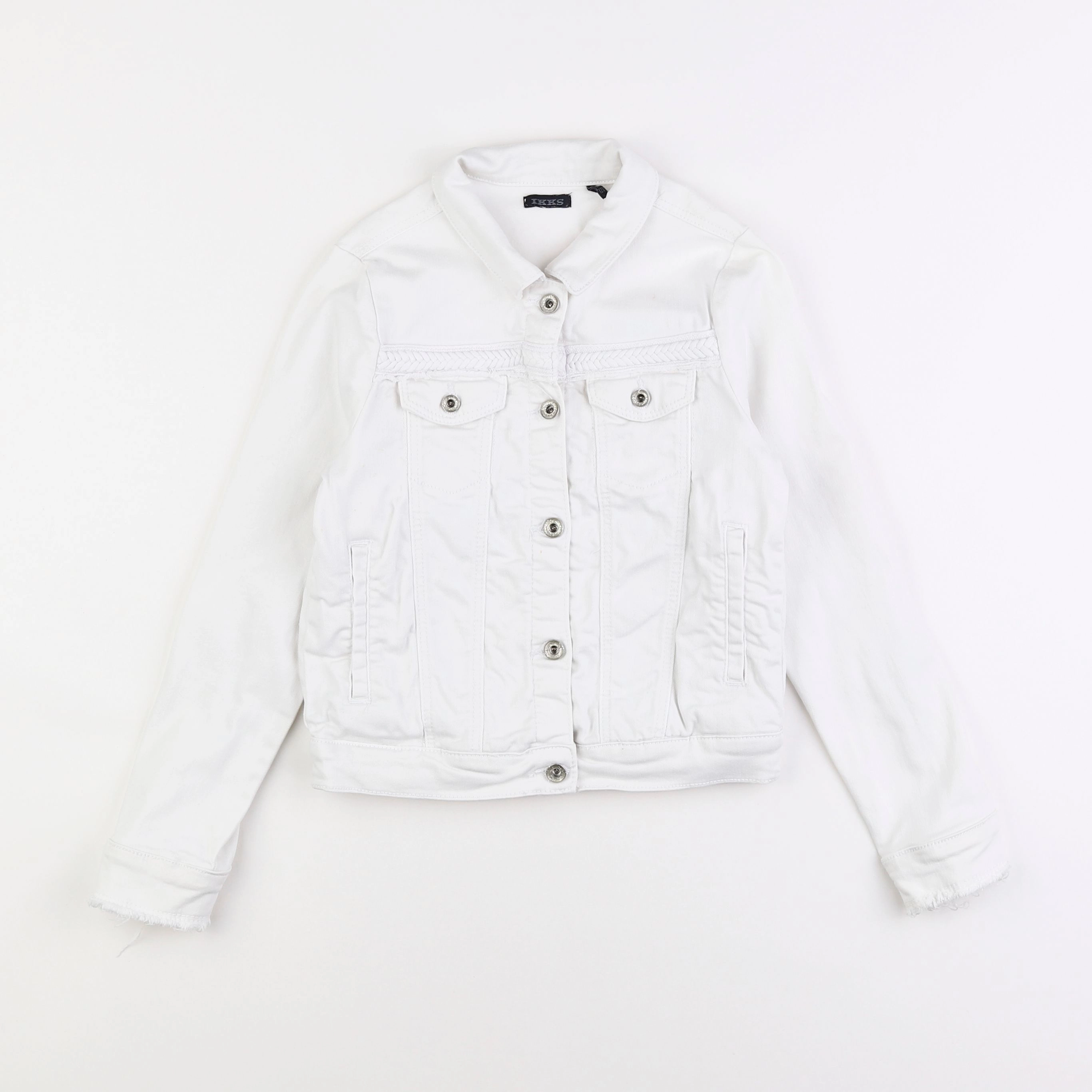 IKKS - veste blanc - 8 ans