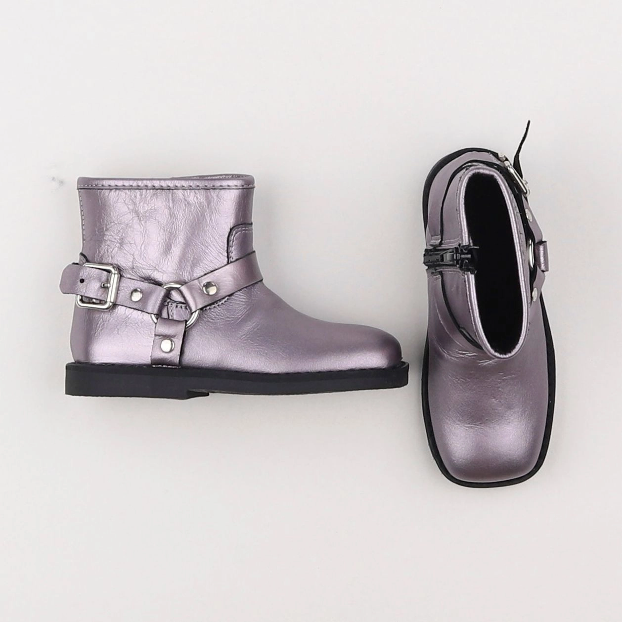 Zara - bottillons violet - pointure 