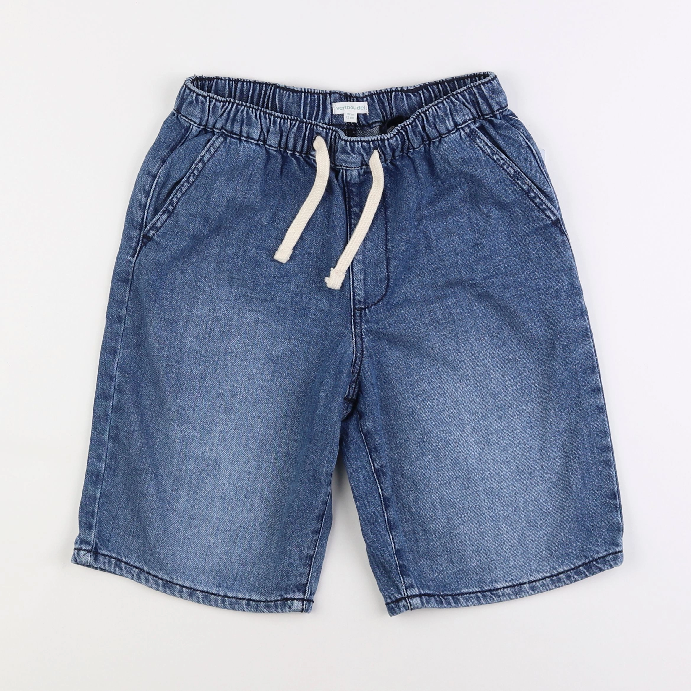 Vertbaudet - short bleu - 12 ans