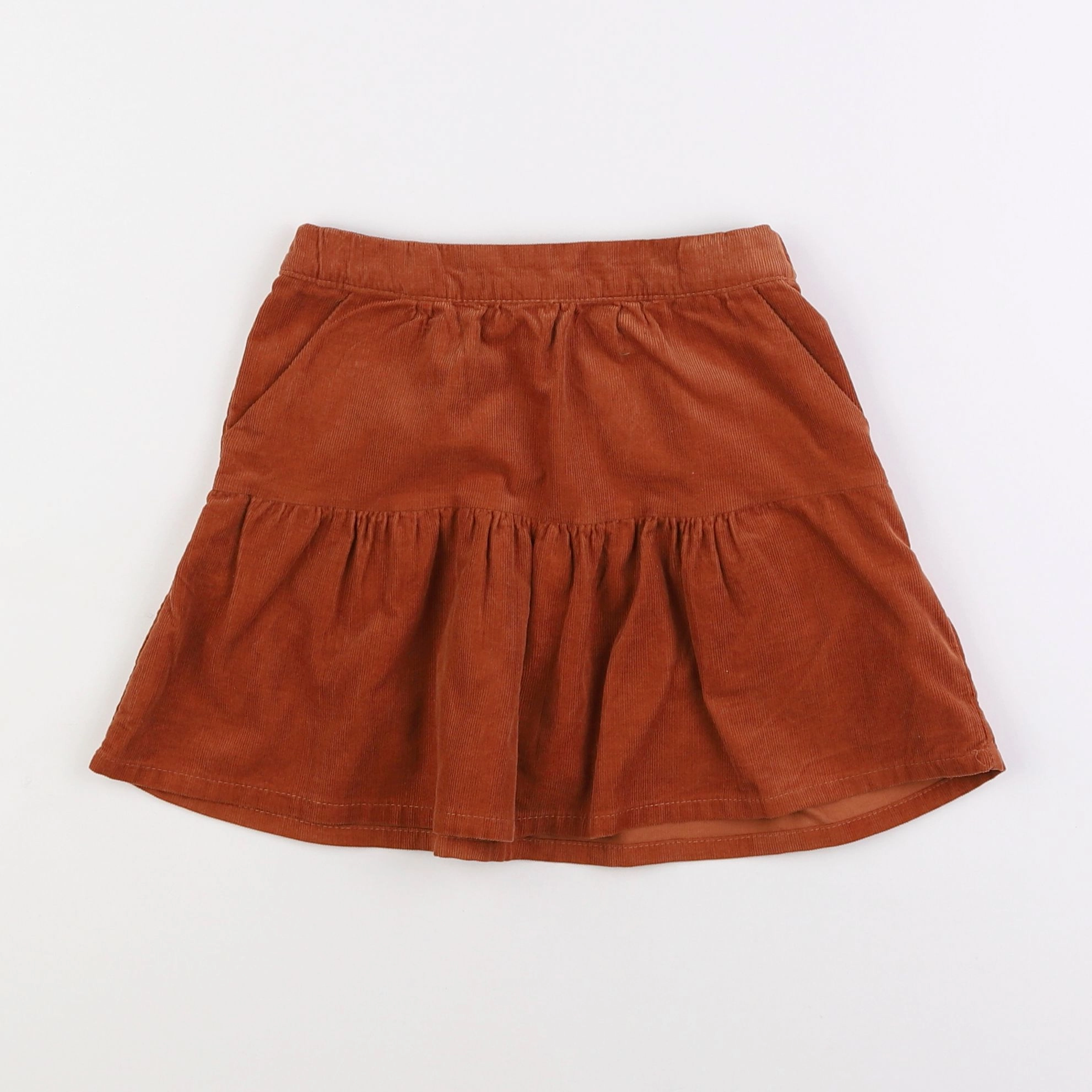 Vertbaudet - jupe marron - 6 ans