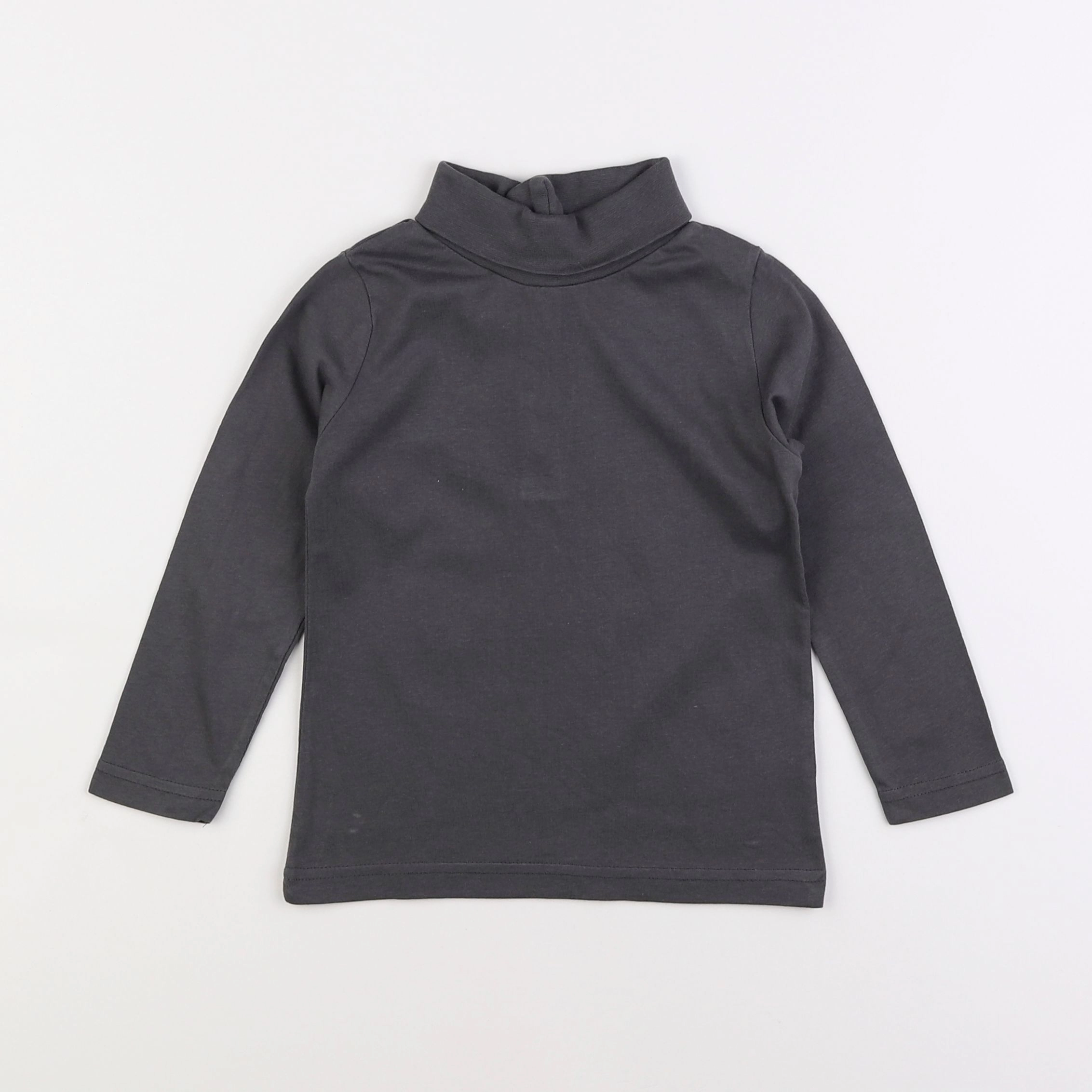 Vertbaudet - sous-pull rouge, gris - 4 ans