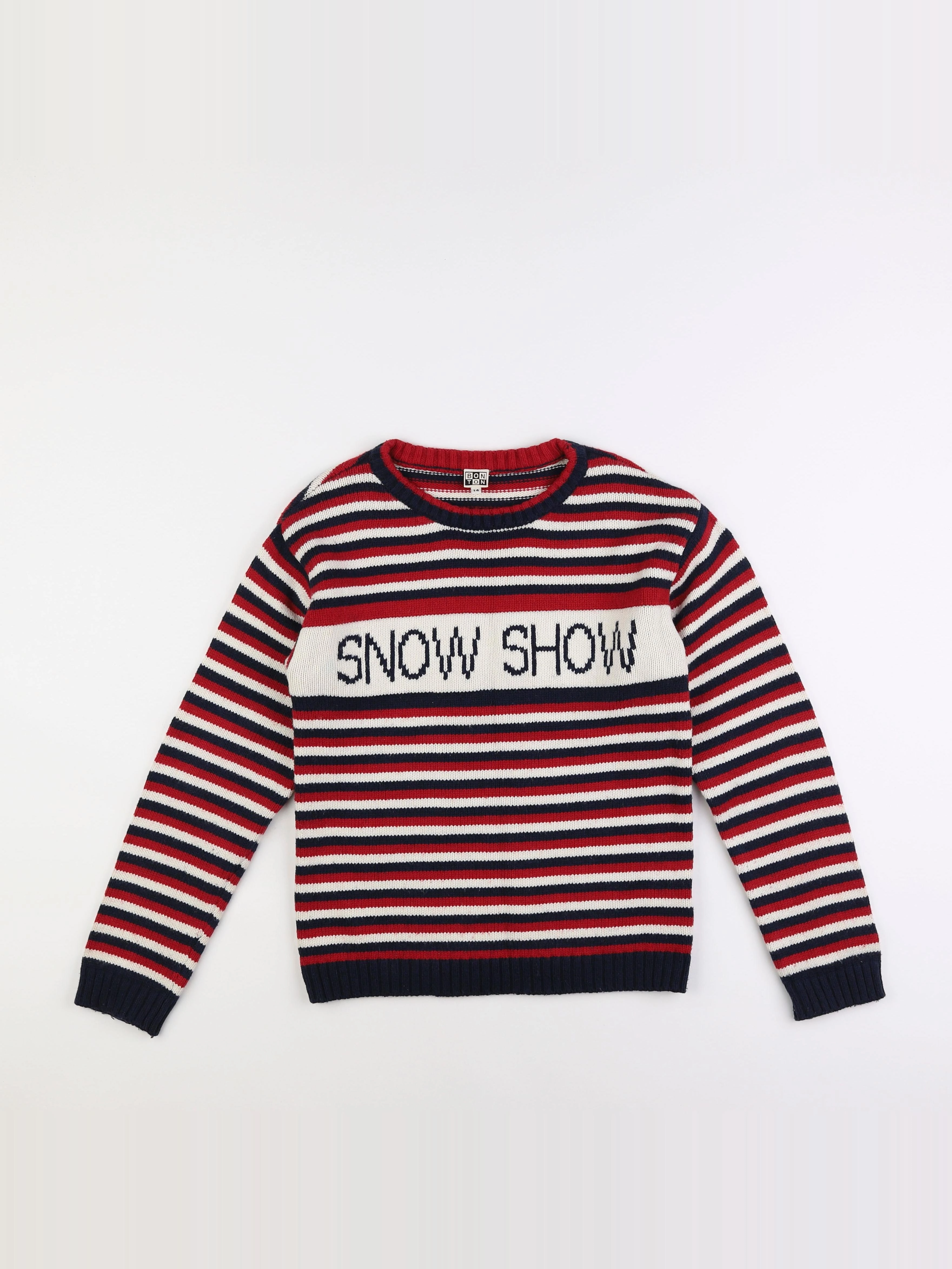Bonton - pull multicolore - 14 ans