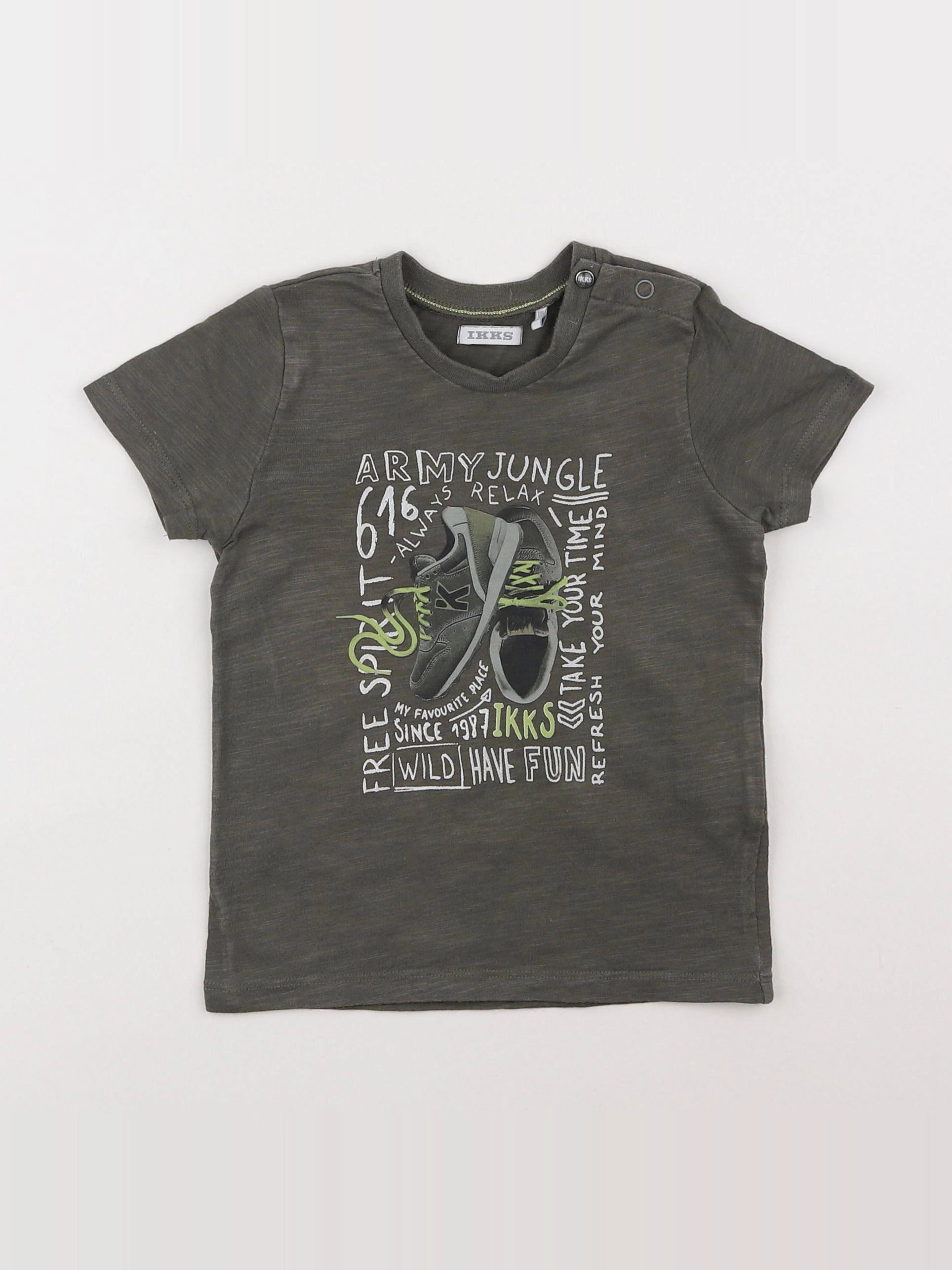 IKKS - tee-shirt gris - 18 mois