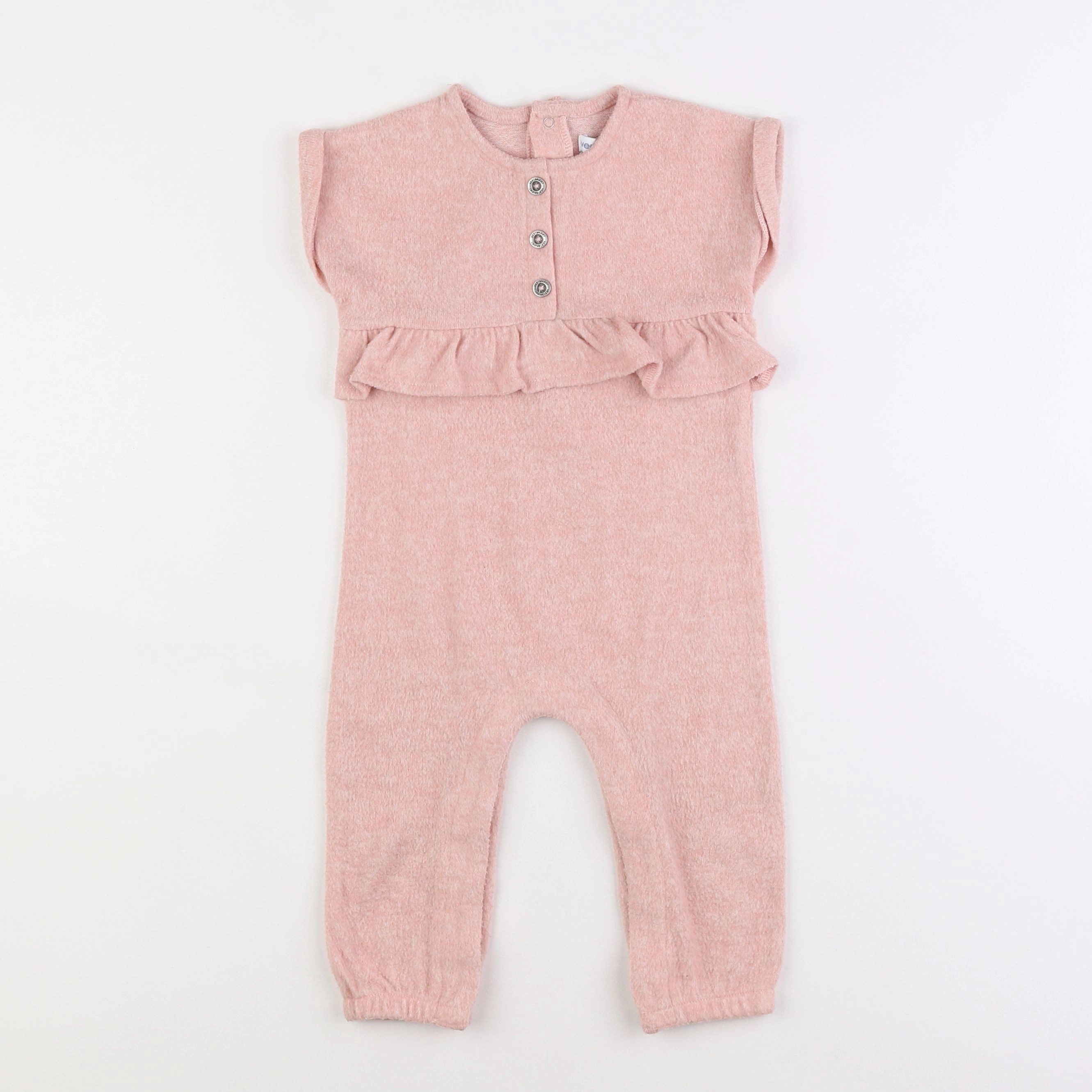 Vertbaudet - combinaison rose - 18 mois