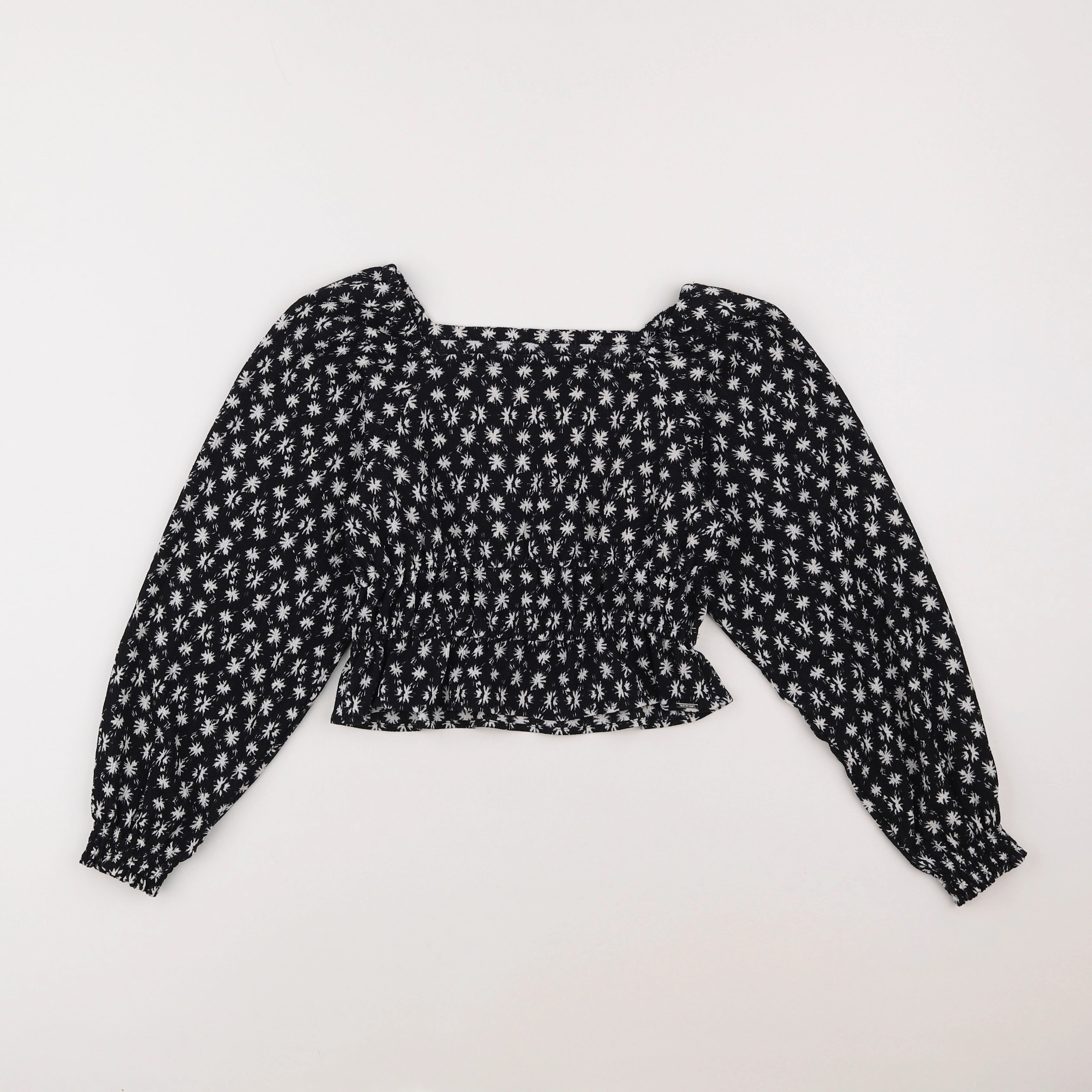 IKKS - blouse courte noir - 10 ans