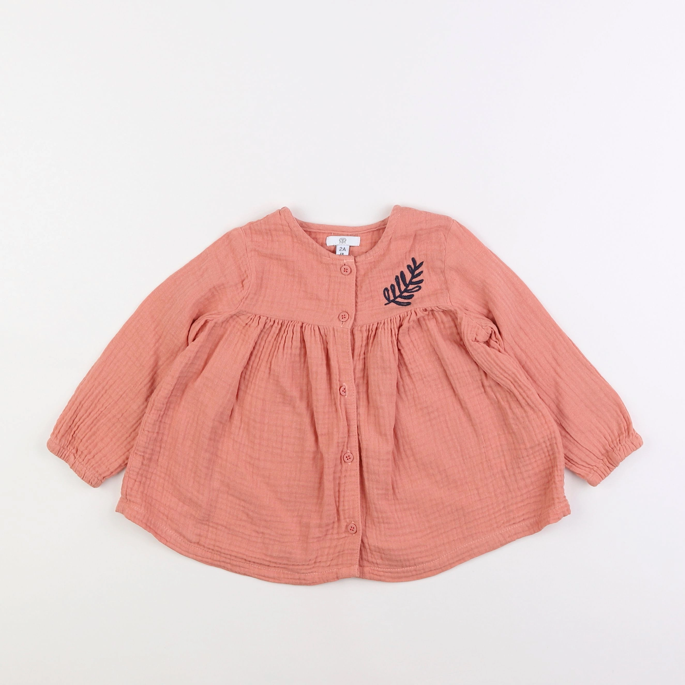 La Redoute - blouse rose - 2 ans