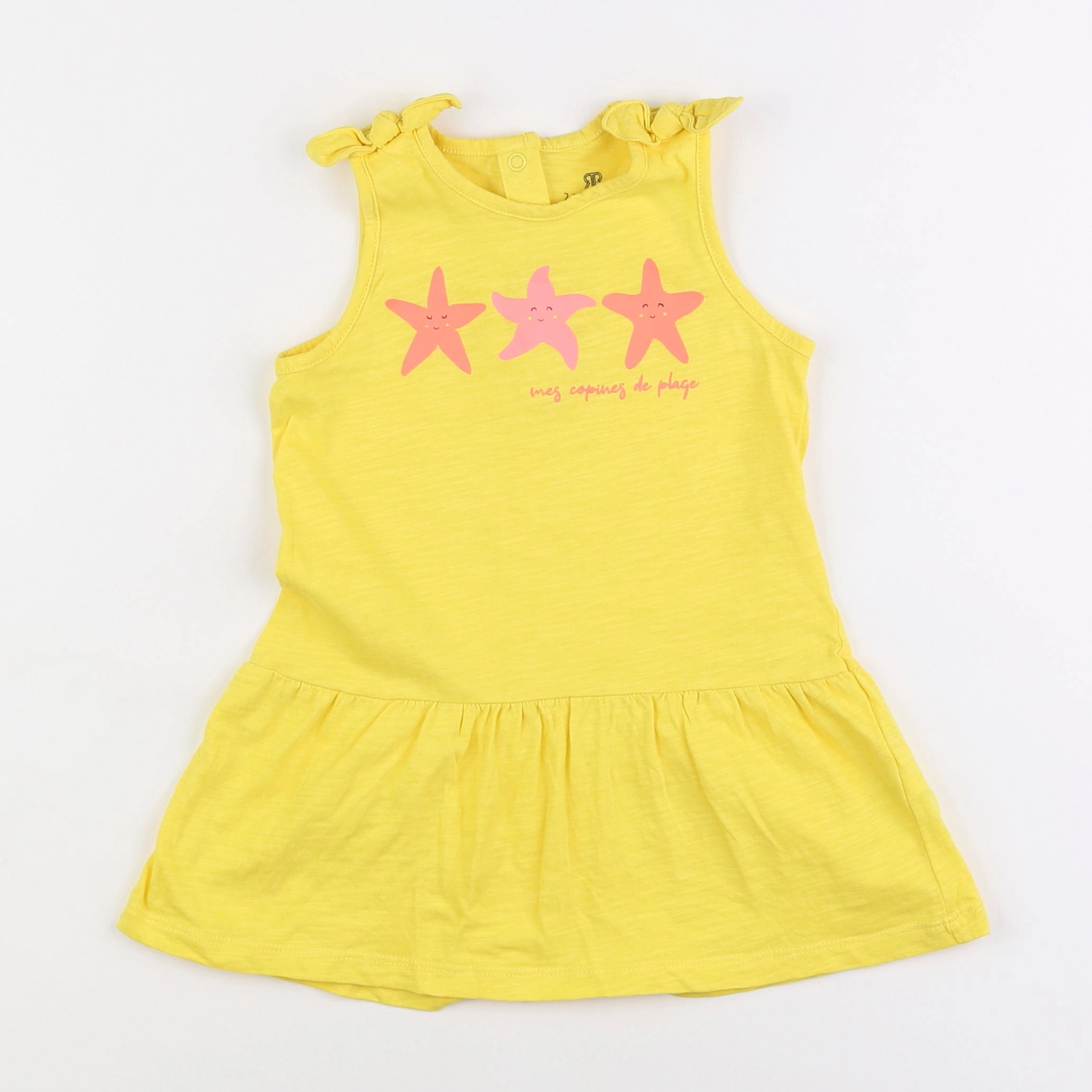 La Redoute - robe jaune - 2 ans