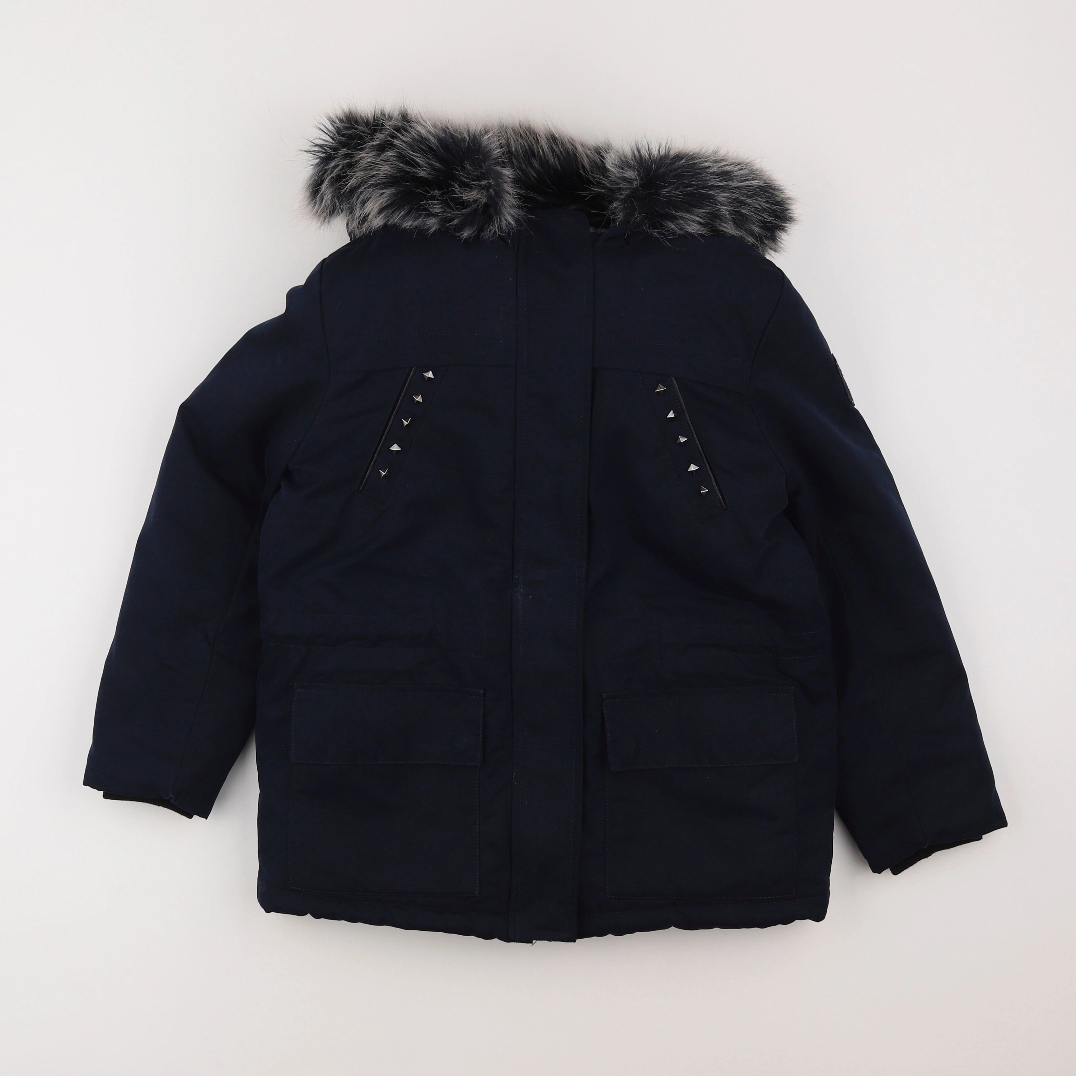 IKKS - manteau bleu - 10 ans