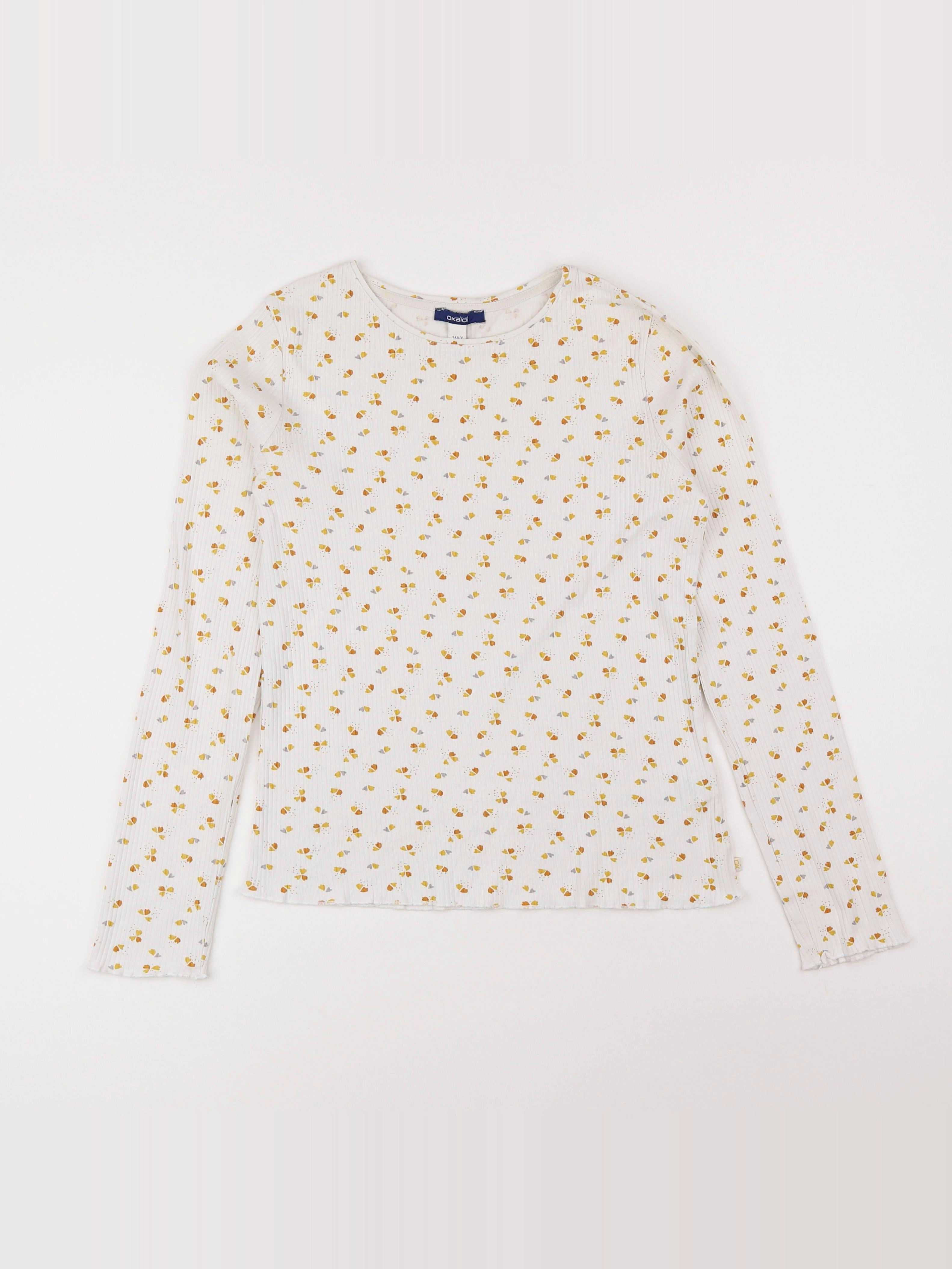 Okaidi - tee-shirt blanc - 14 ans