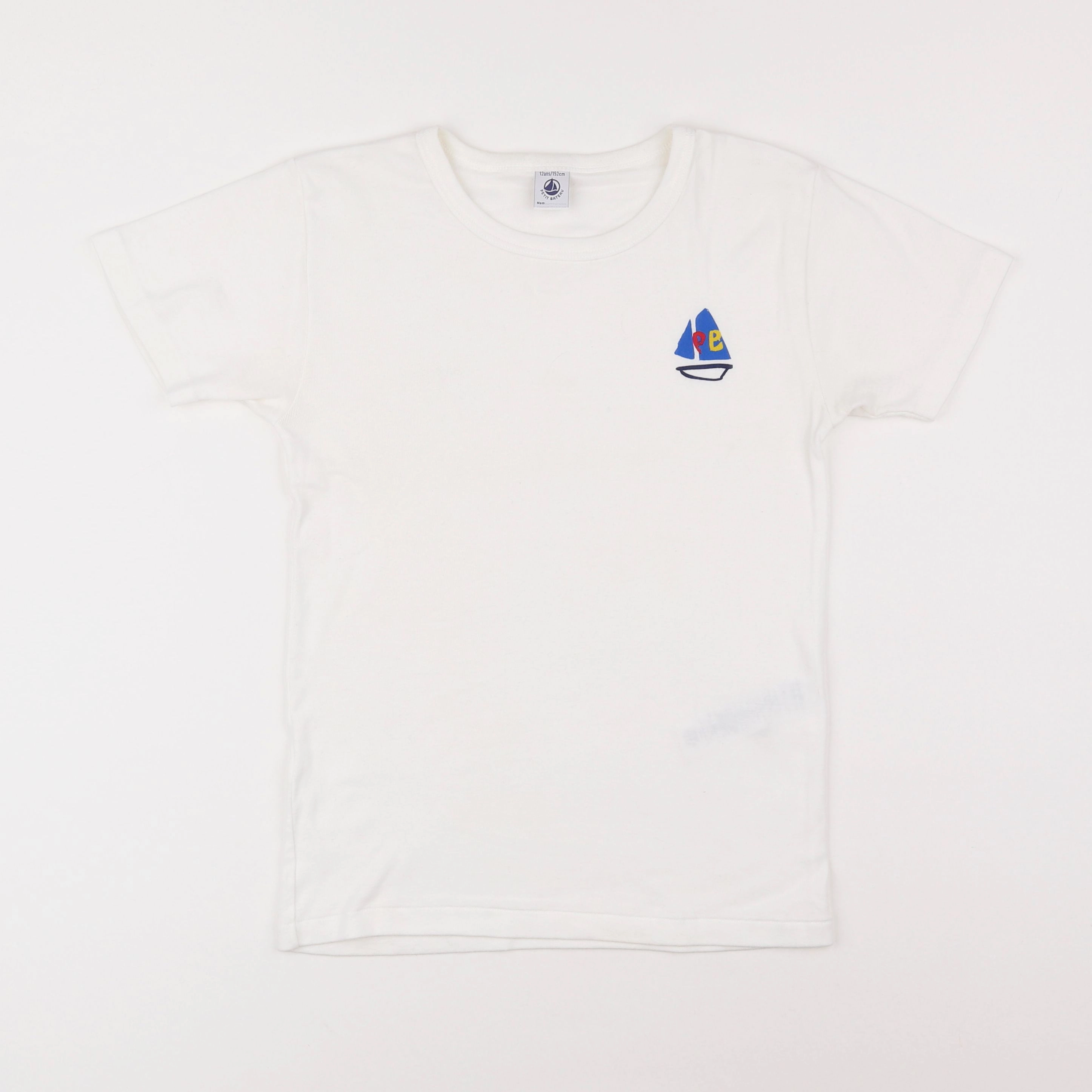 Petit Bateau - maillot de corps blanc - 12 ans