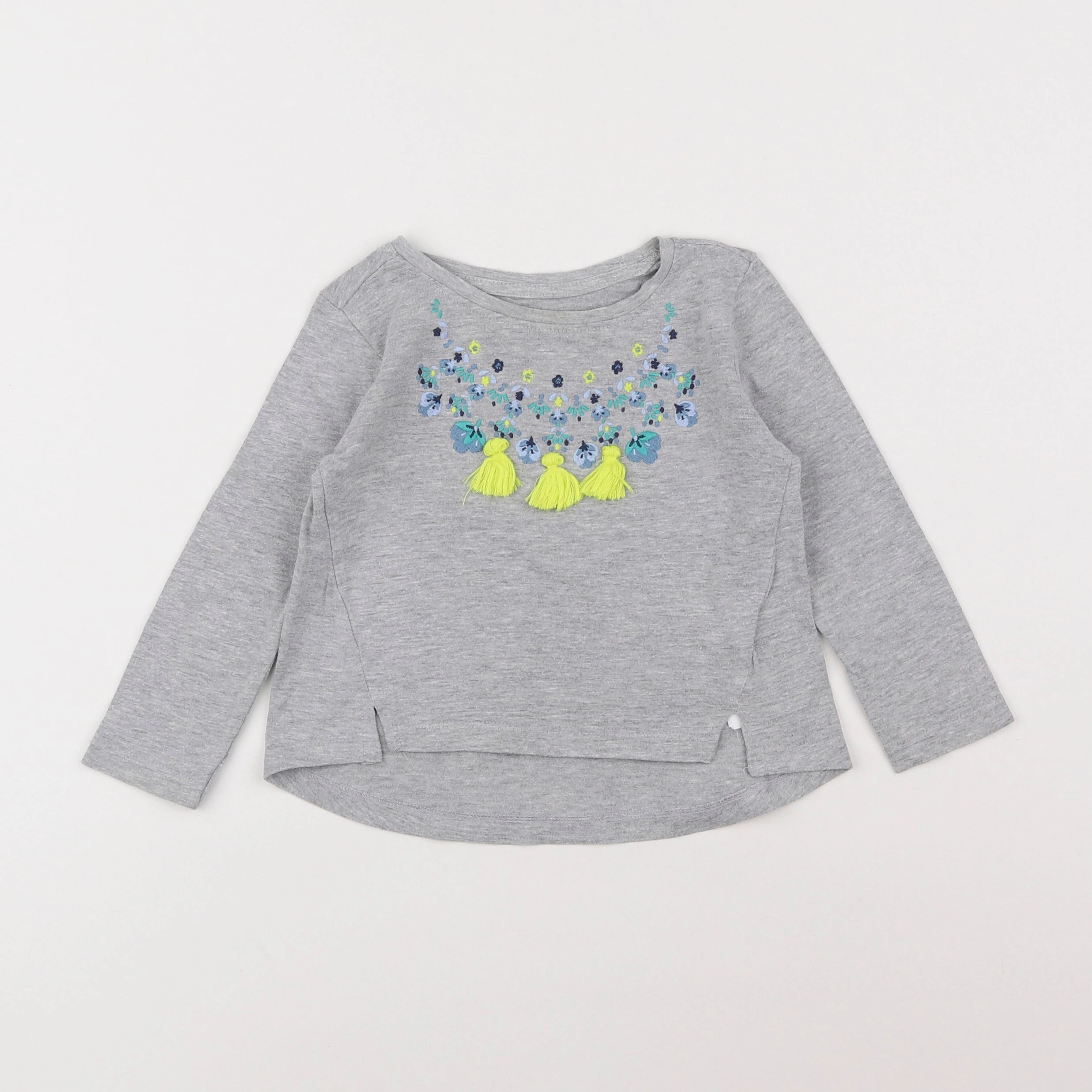 Vertbaudet - tee-shirt gris - 2 ans