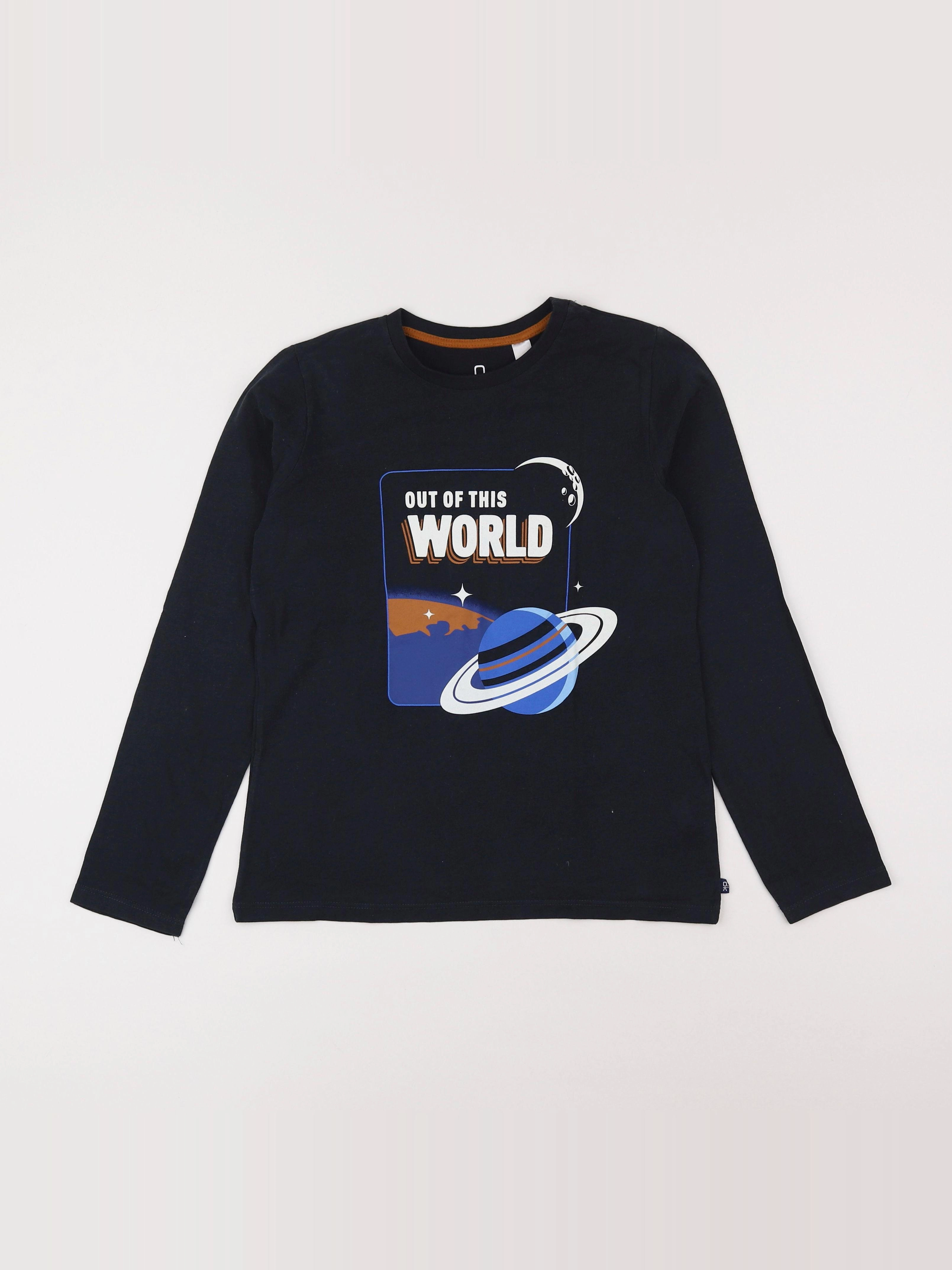 Okaidi - tee-shirt bleu - 10 ans