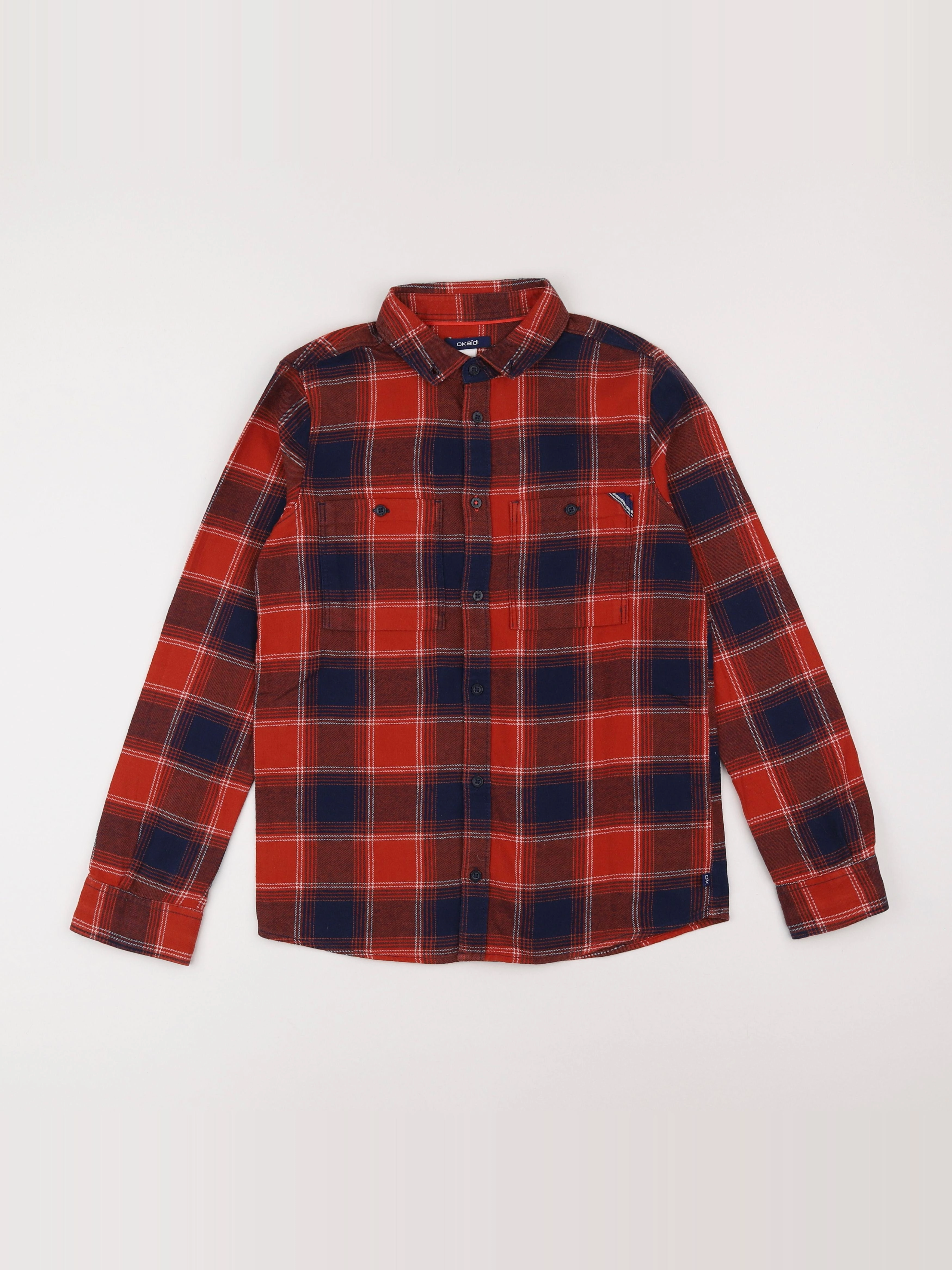 Okaidi - chemise rouge - 12 ans