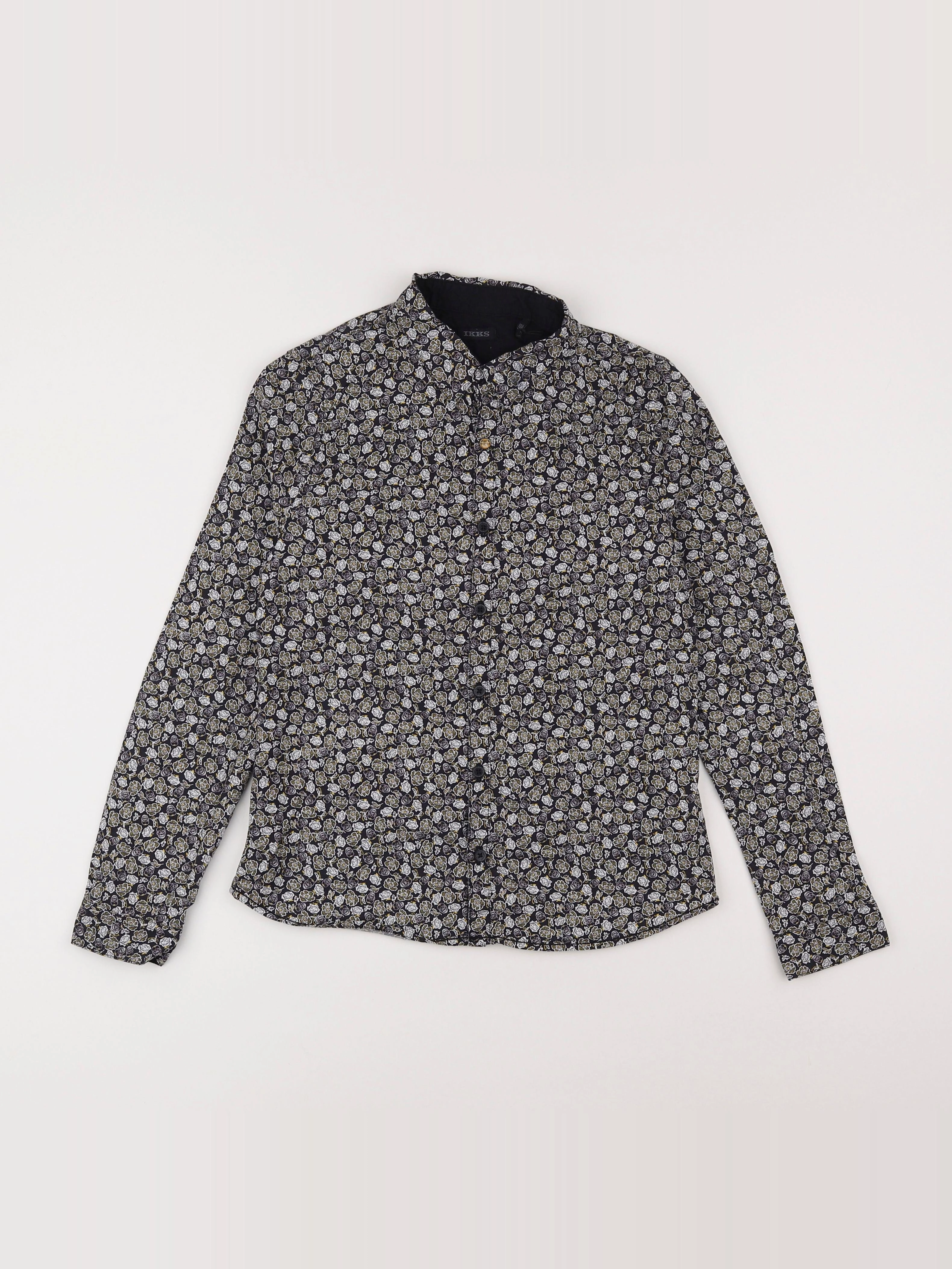 IKKS - chemise noir - 10 ans