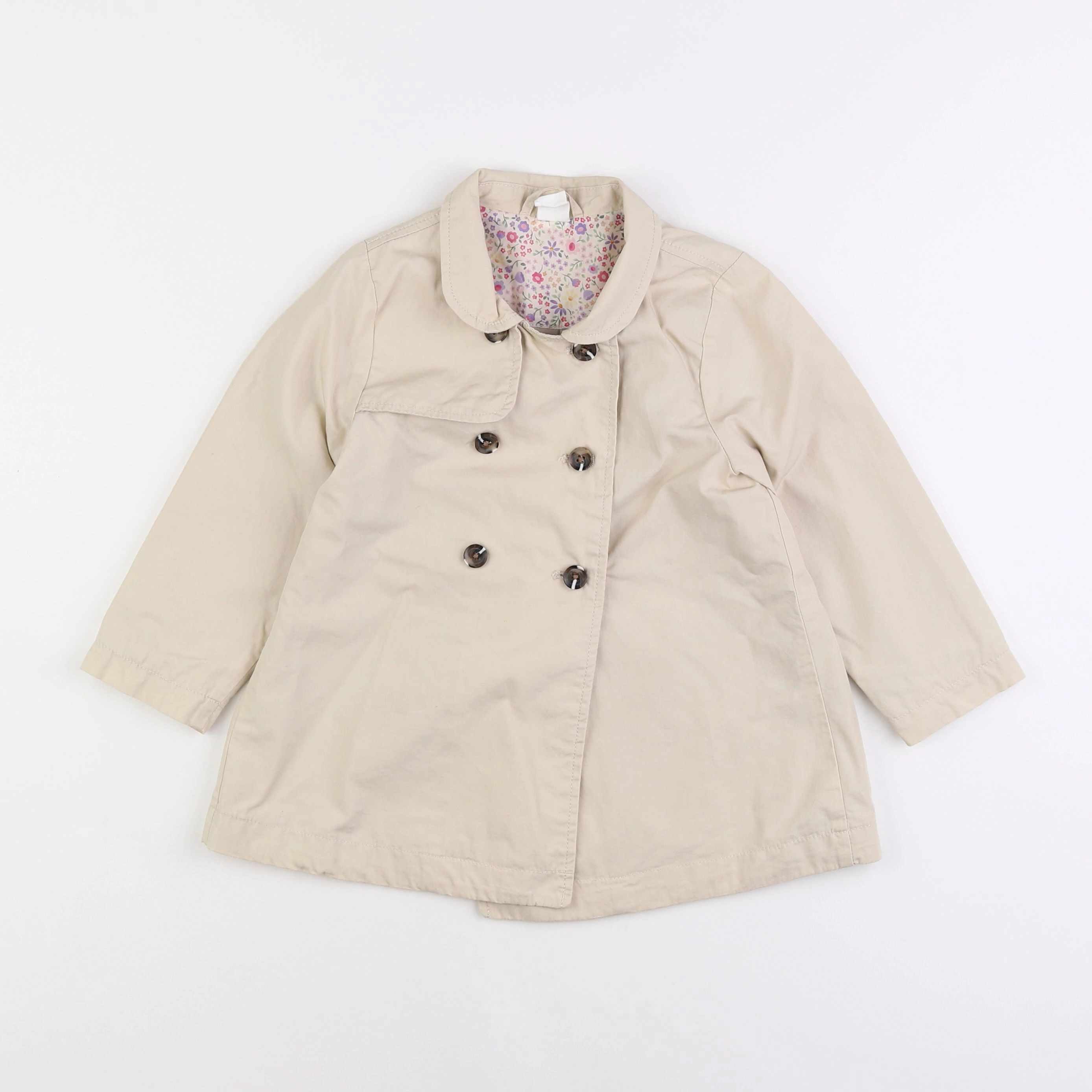 H&M - trench beige - 2/3 ans