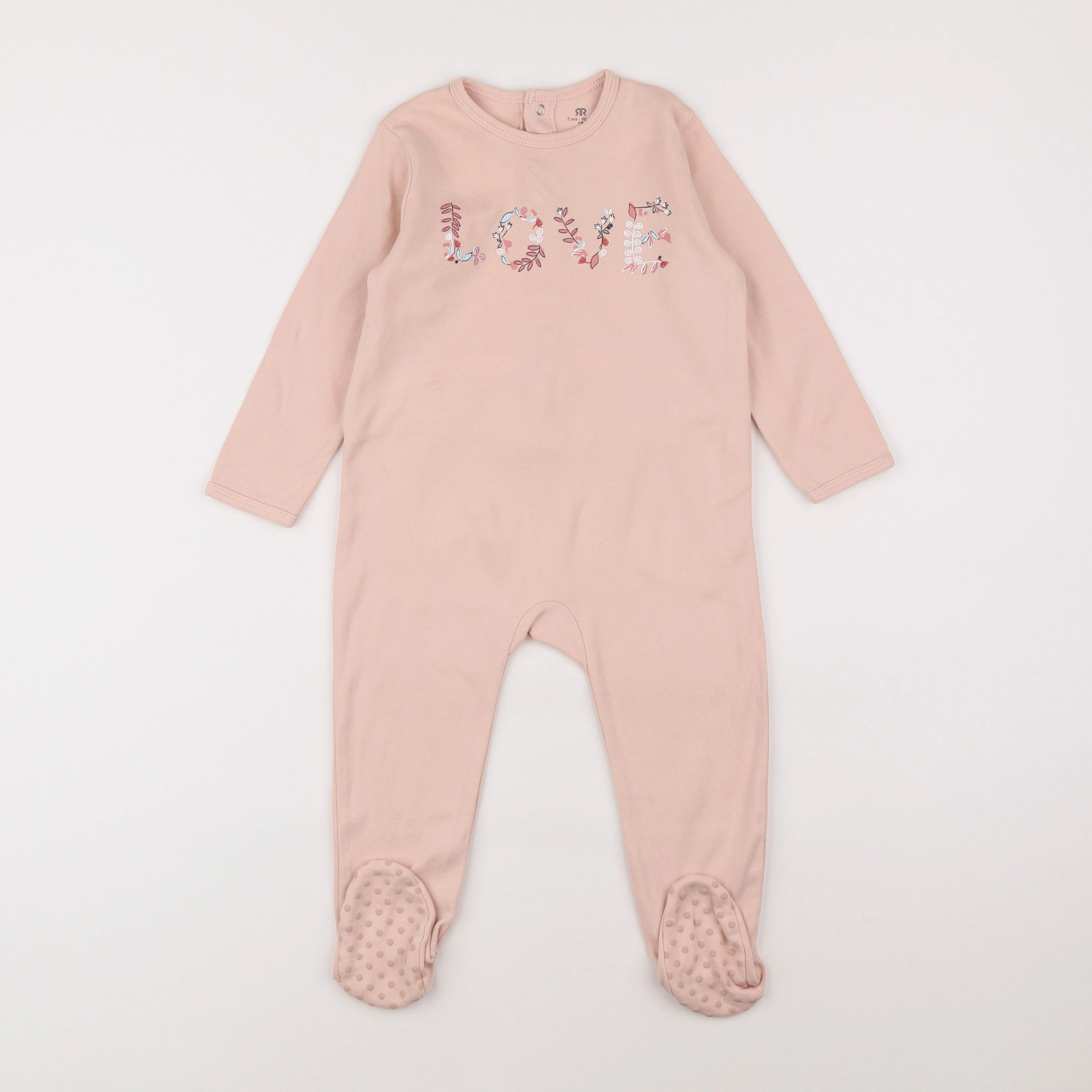 La Redoute - pyjama coton rose - 2 ans