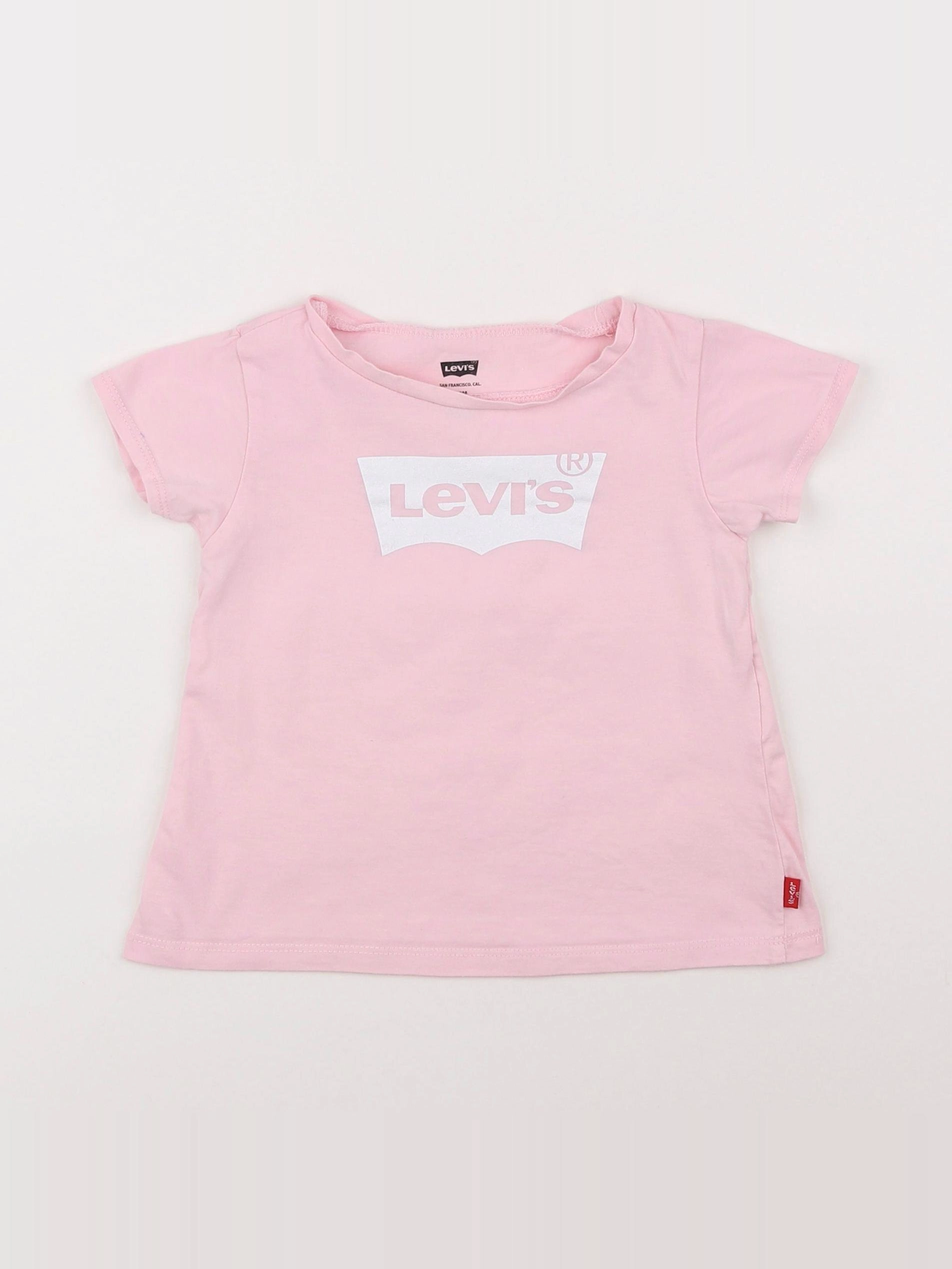 Levi's - tee-shirt rose - 18 mois