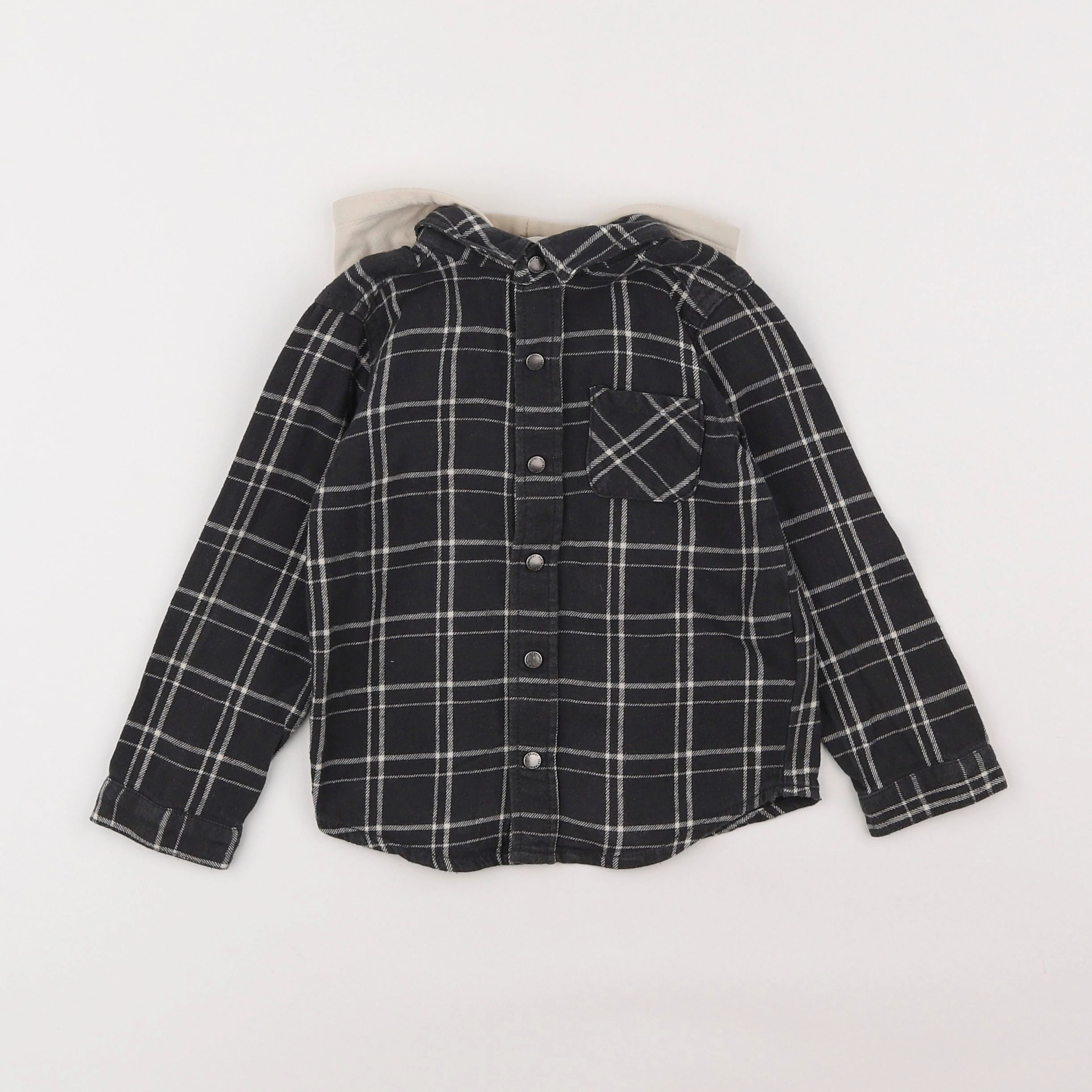 Vertbaudet - chemise gris - 3 ans