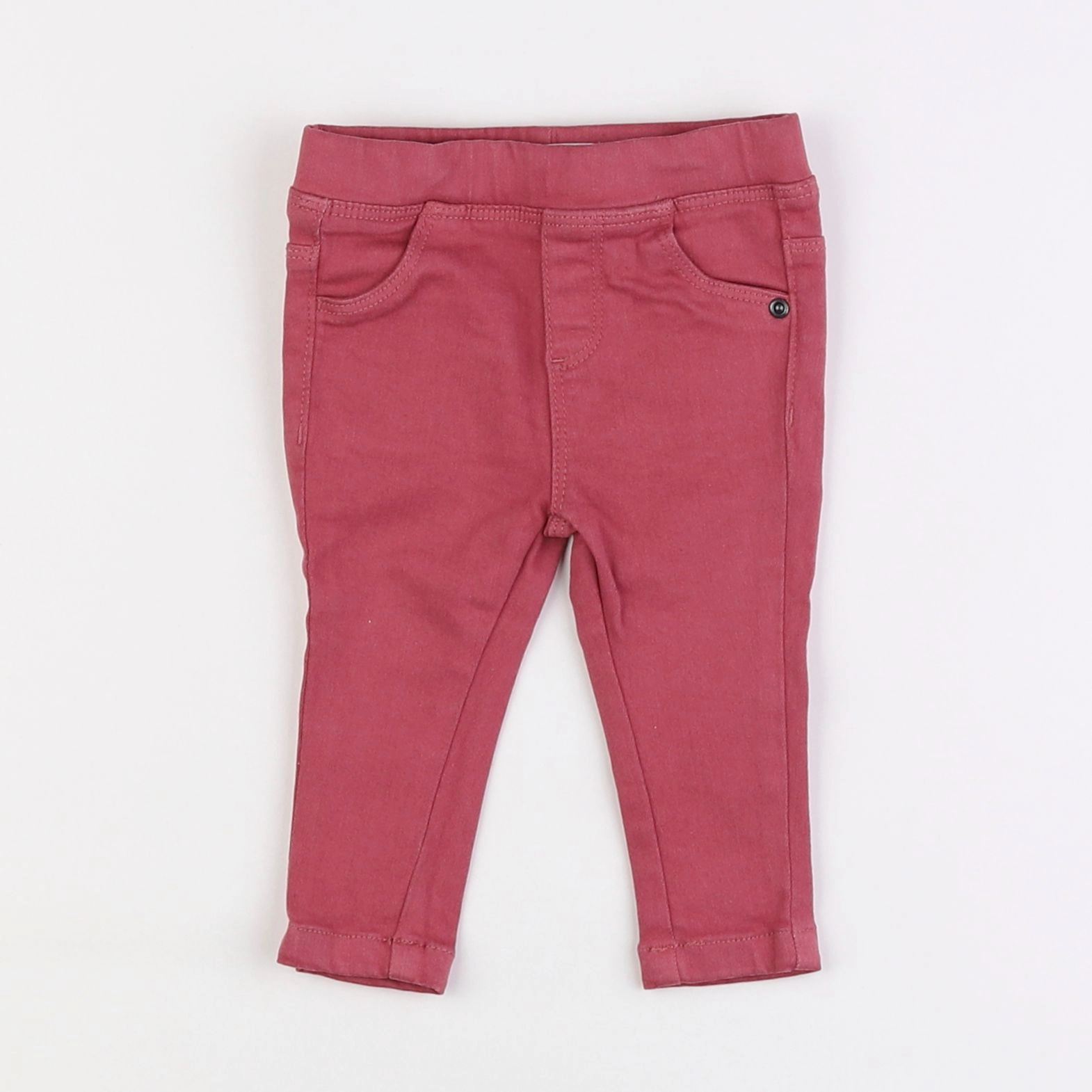 Vertbaudet - jegging rose - 6 mois