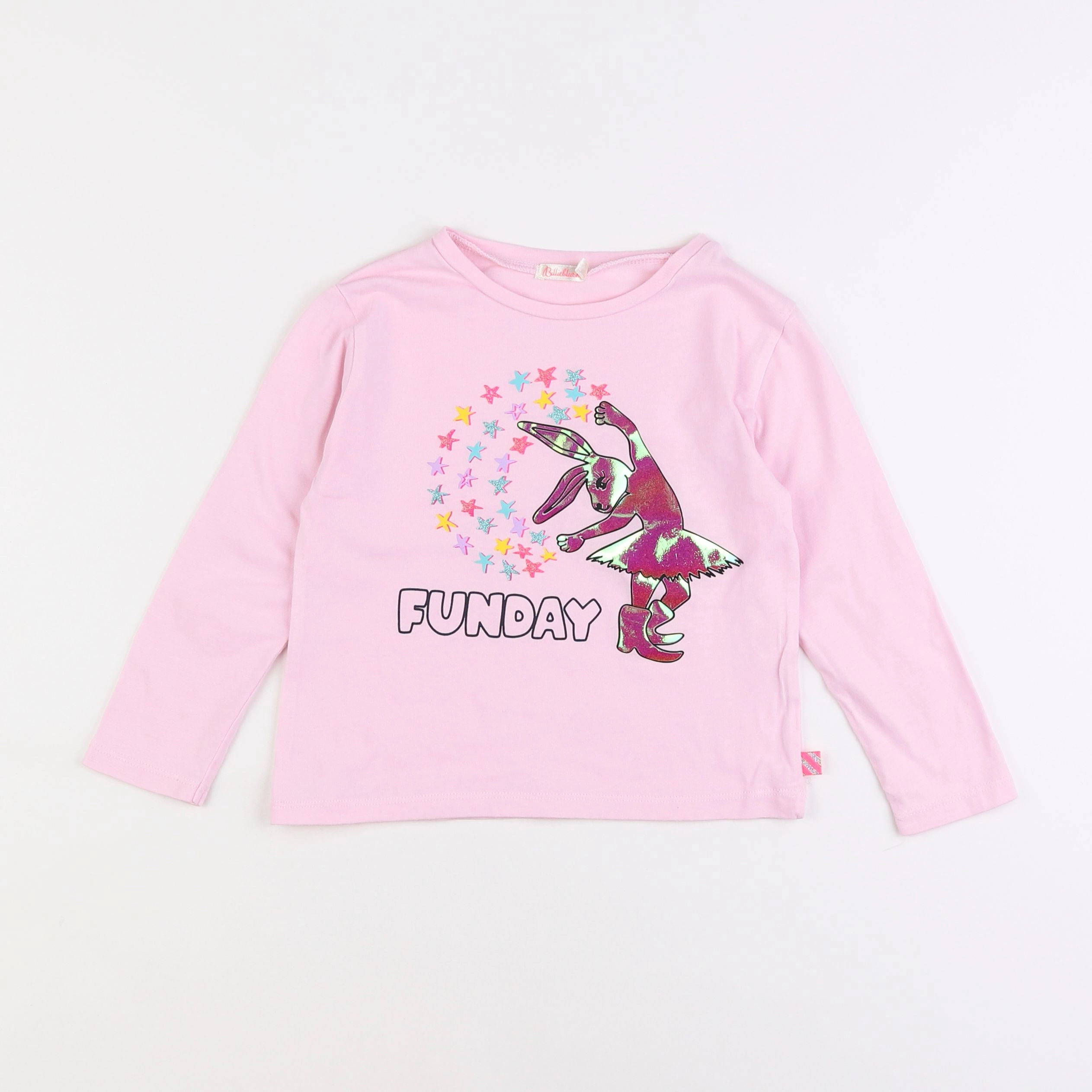 Billie Blush - tee-shirt rose - 4 ans