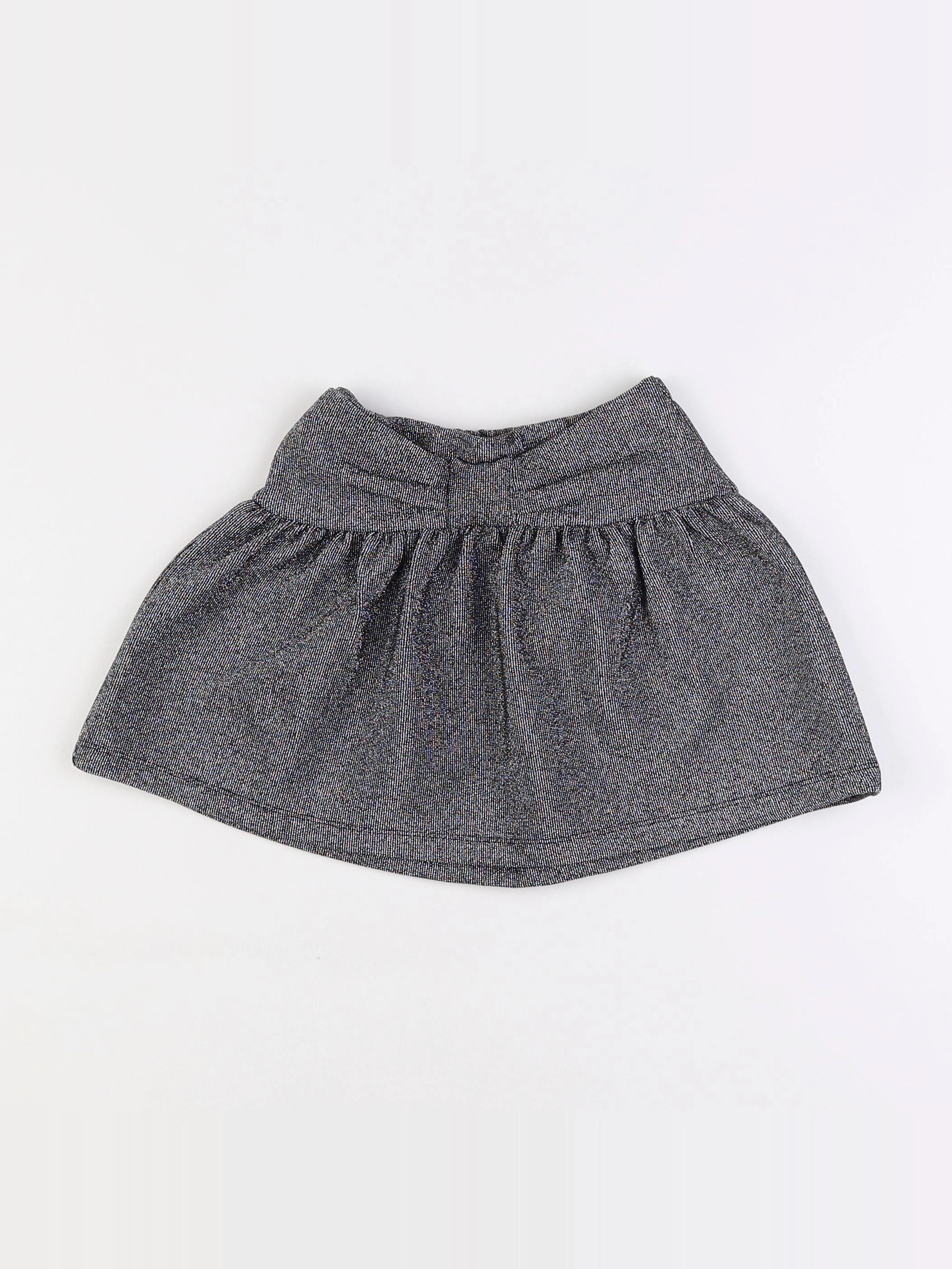 Zara - jupe gris - 3/4 ans