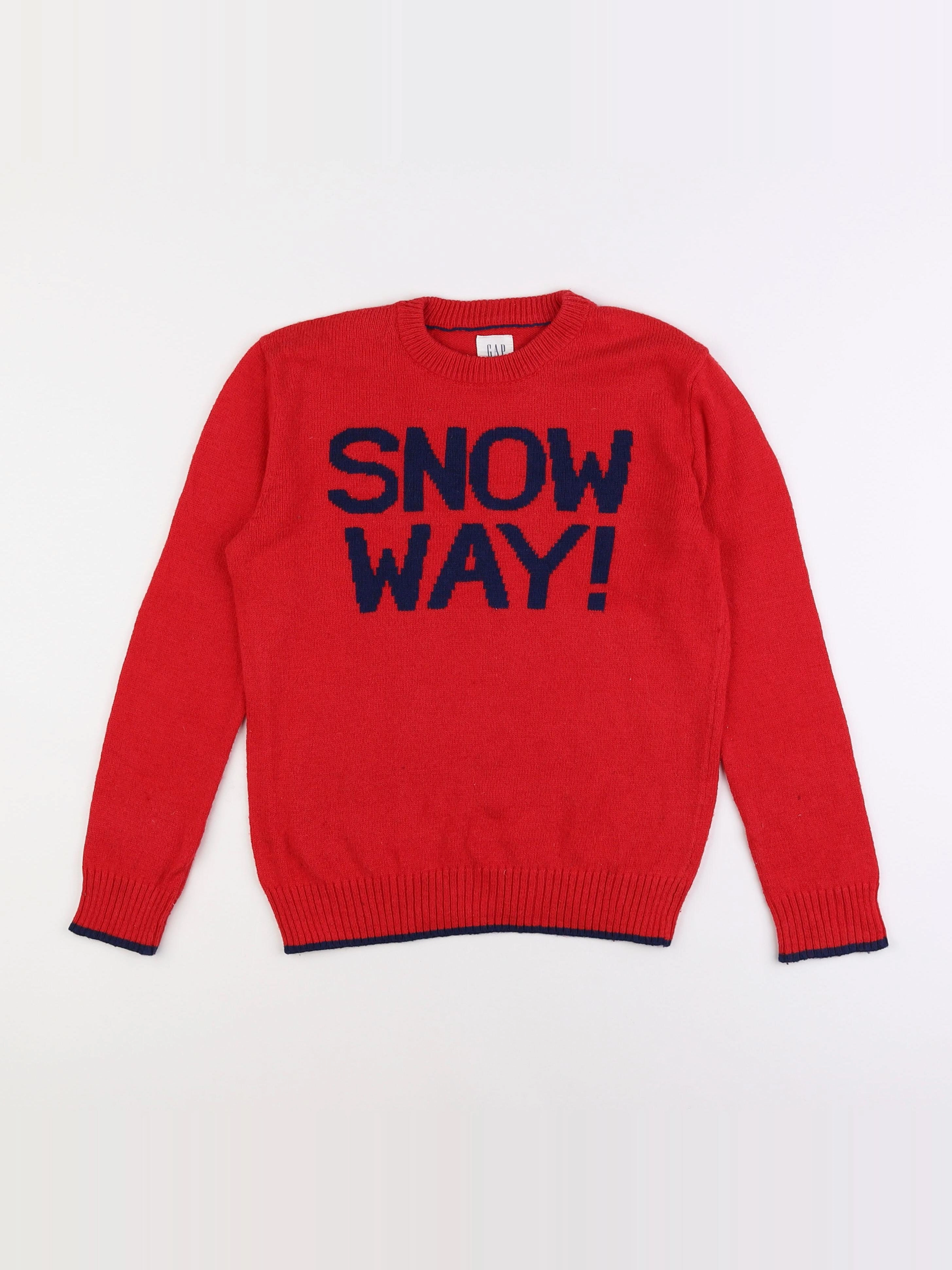 GAP - pull rouge - 14 ans