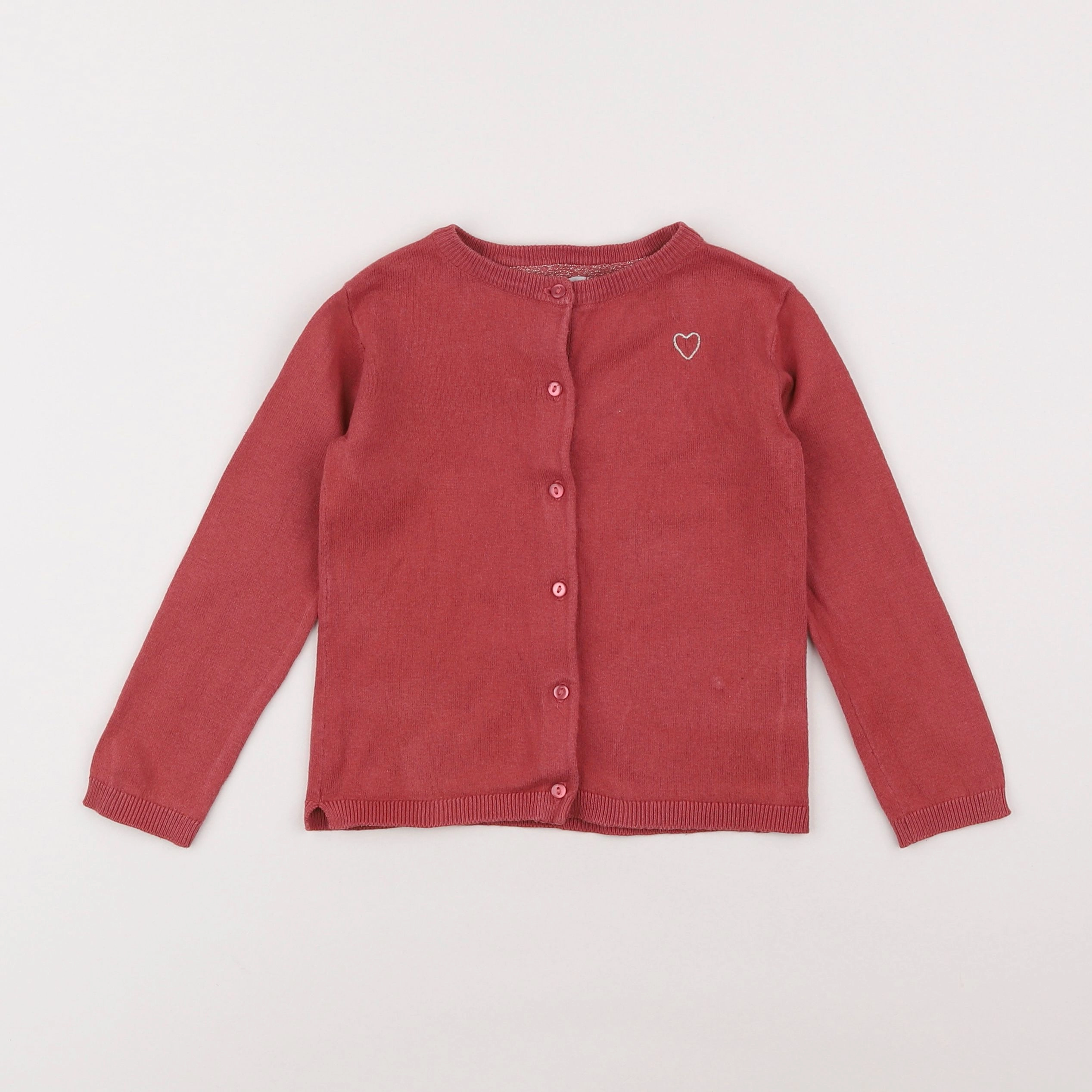 Vertbaudet - gilet rose - 3 ans