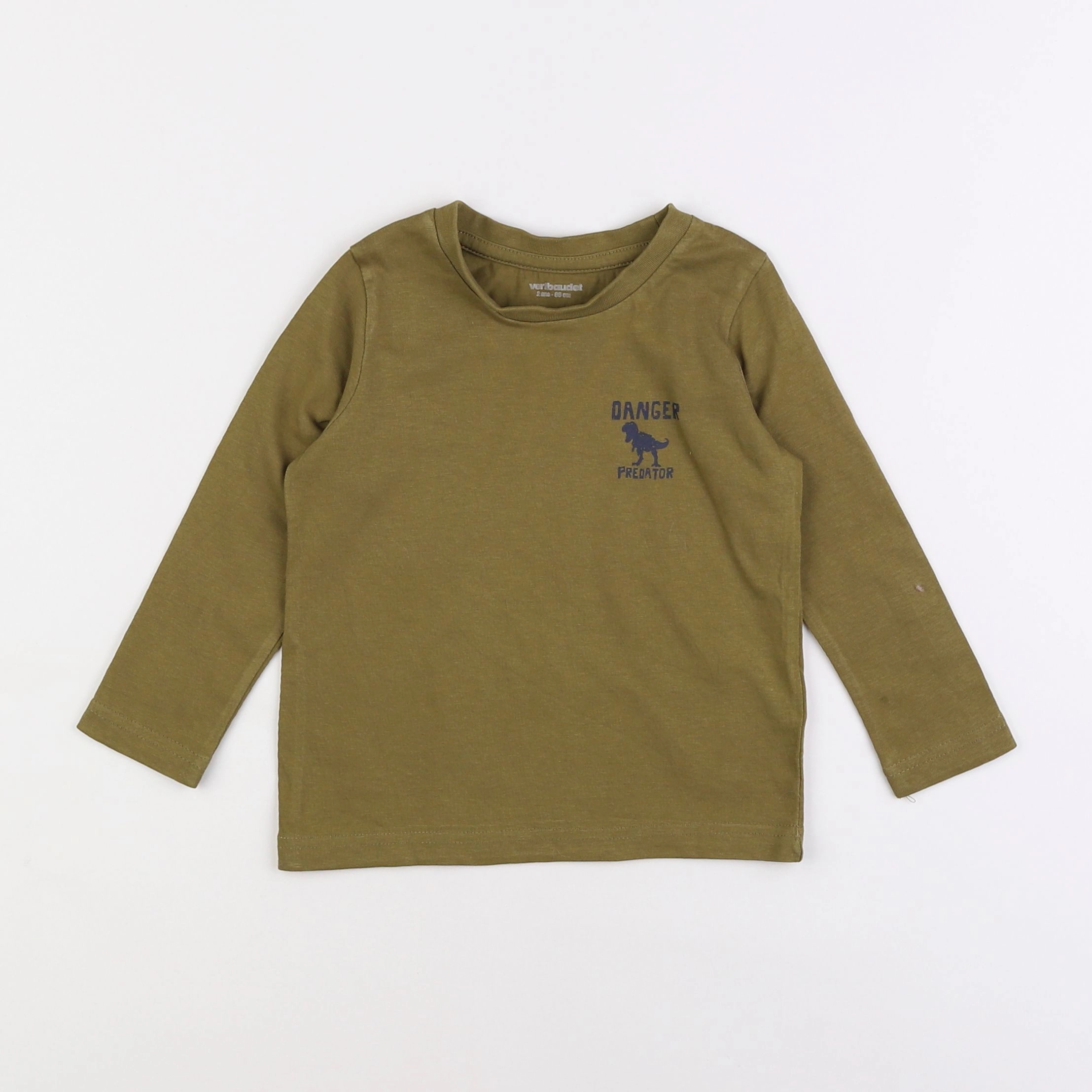 Vertbaudet - tee-shirt vert - 2 ans