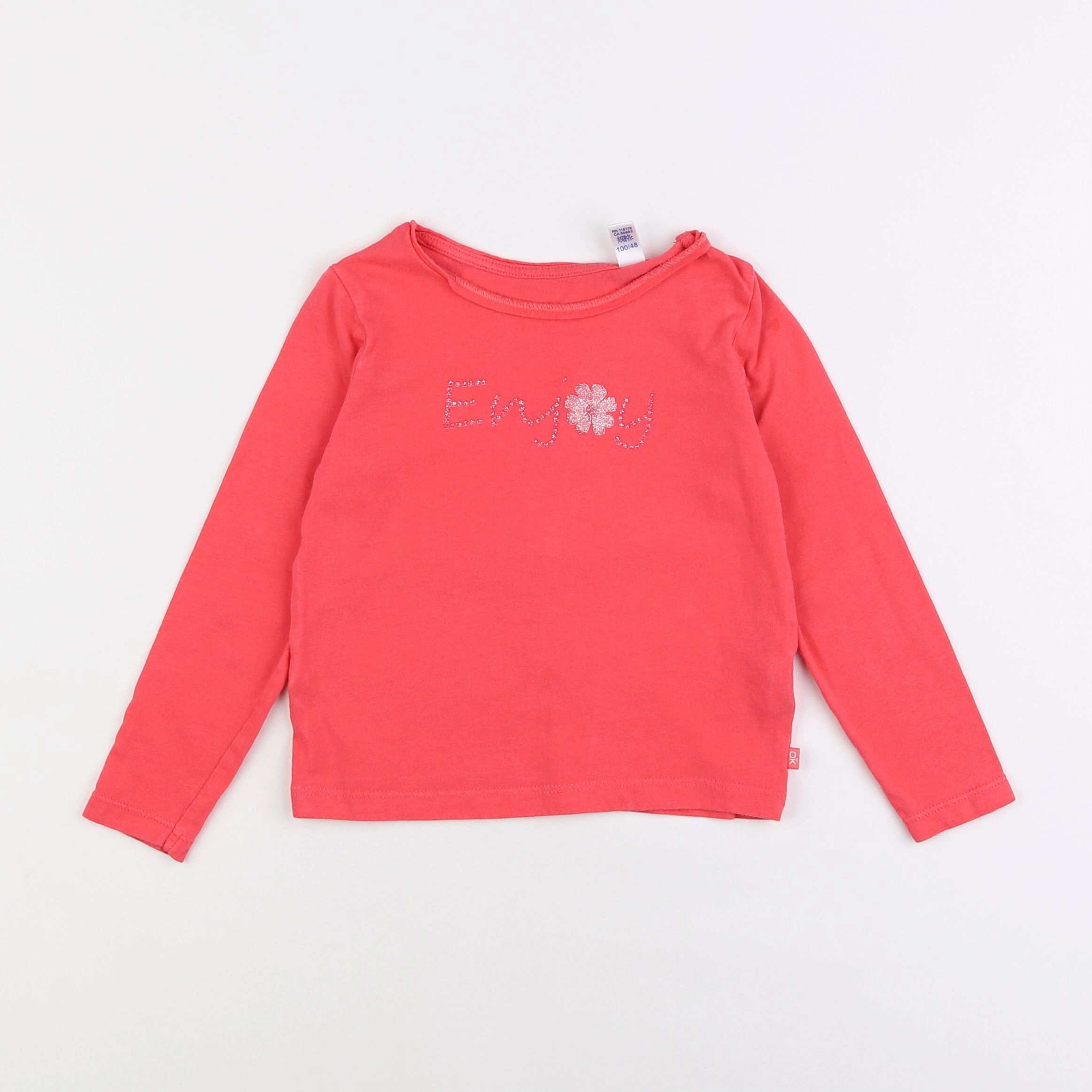Okaidi - tee-shirt rose - 3 ans