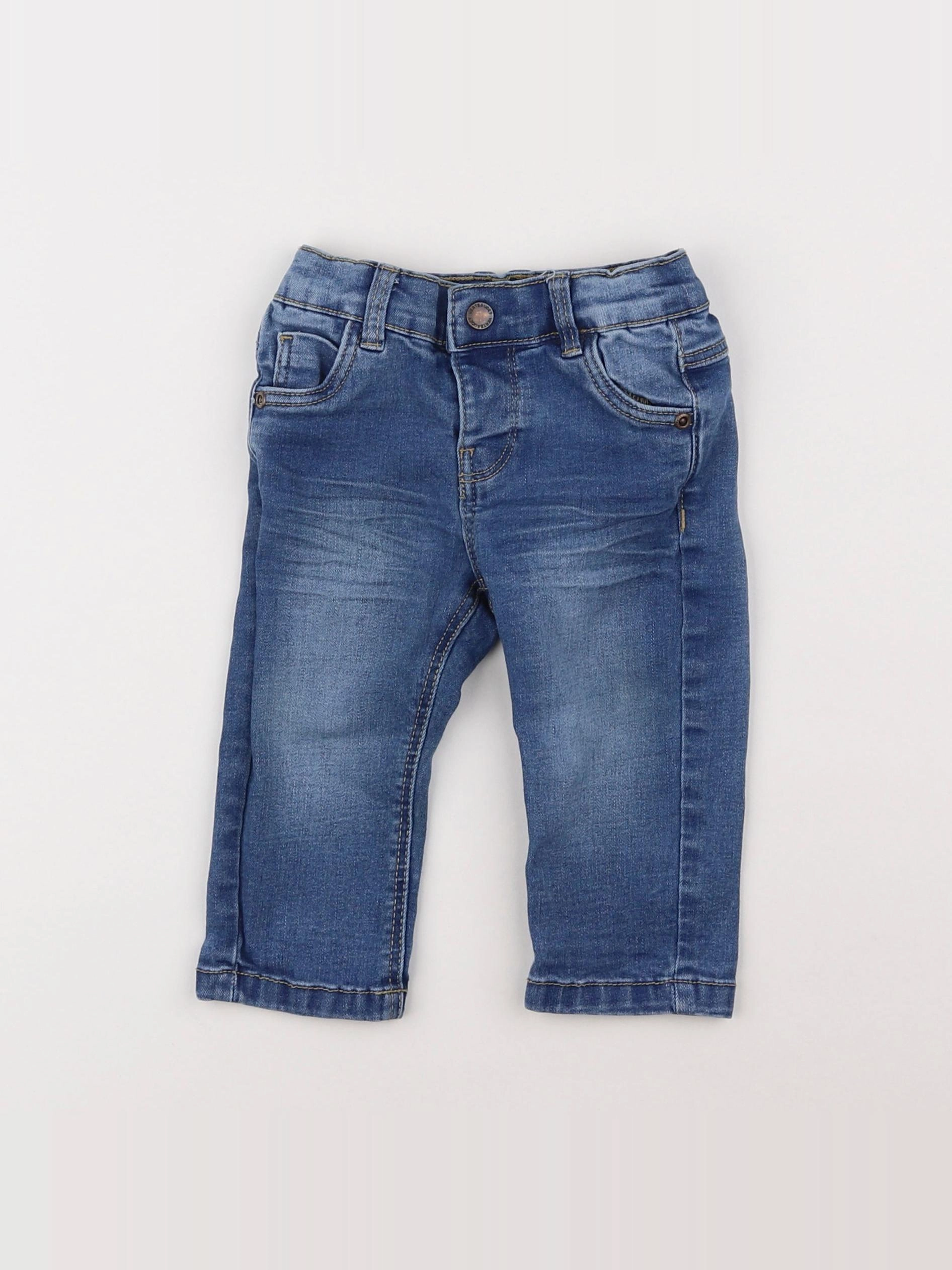 Vertbaudet - jean bleu - 9 mois
