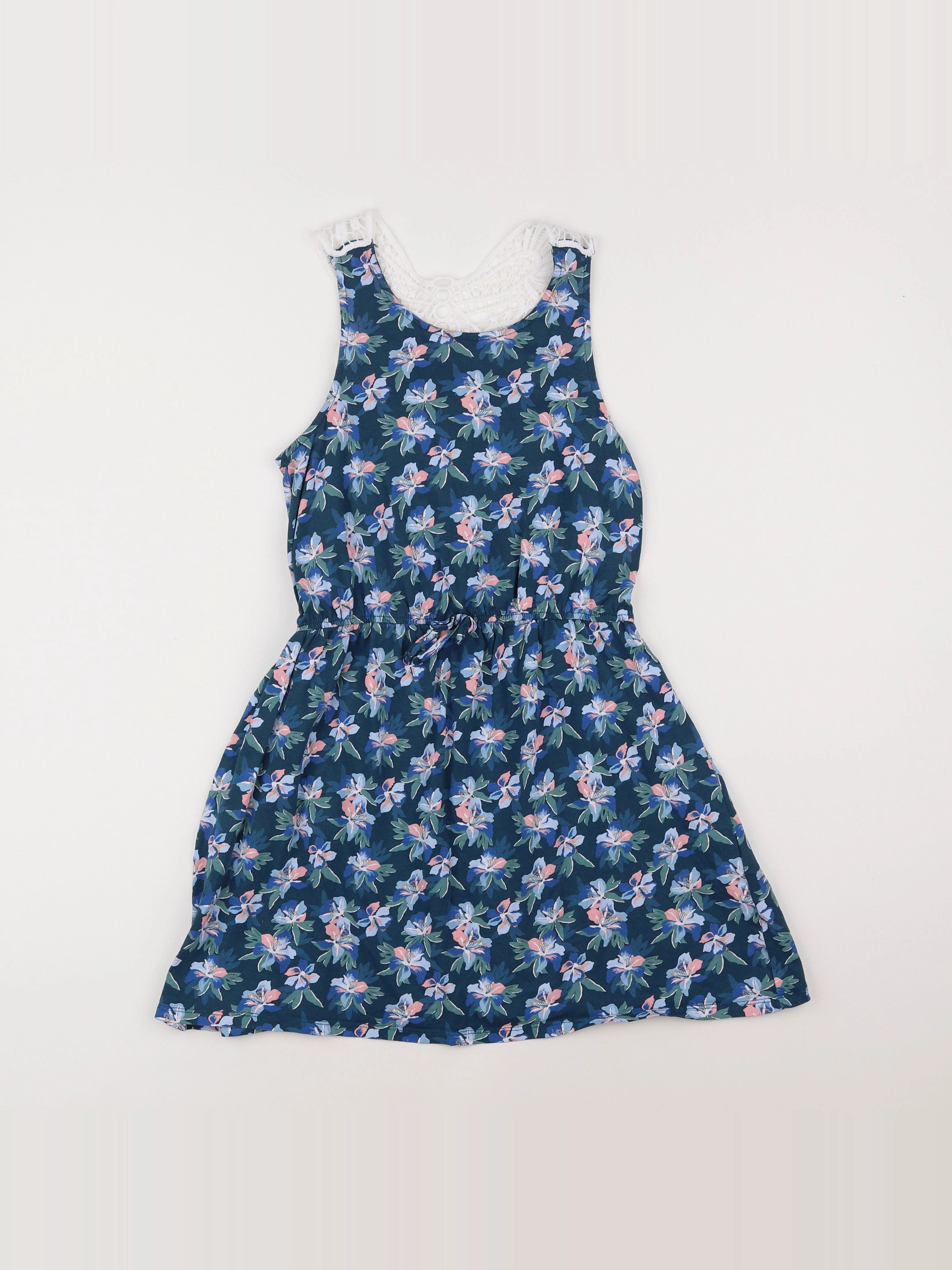 Vertbaudet - robe bleu - 10 ans
