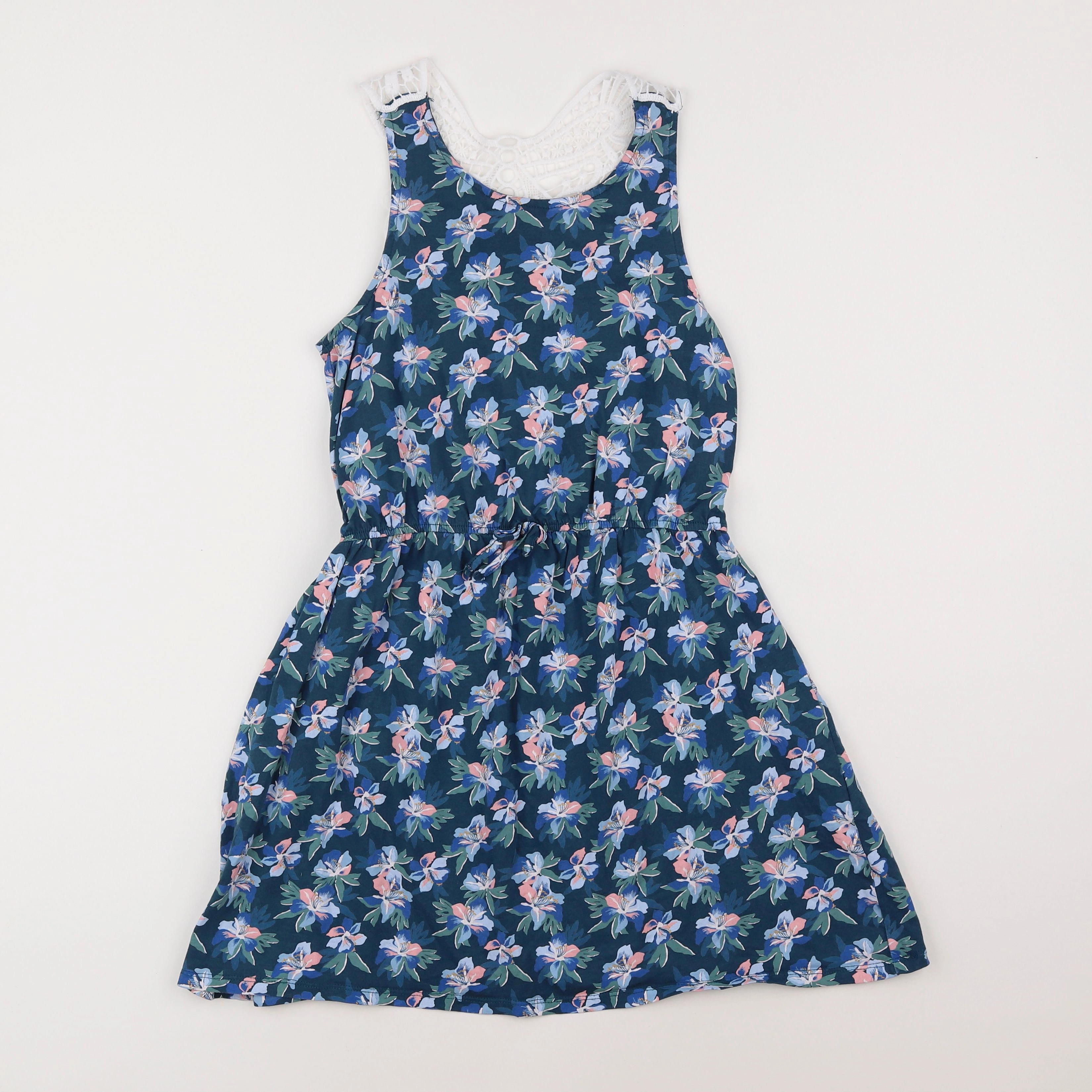 Vertbaudet - robe bleu - 10 ans