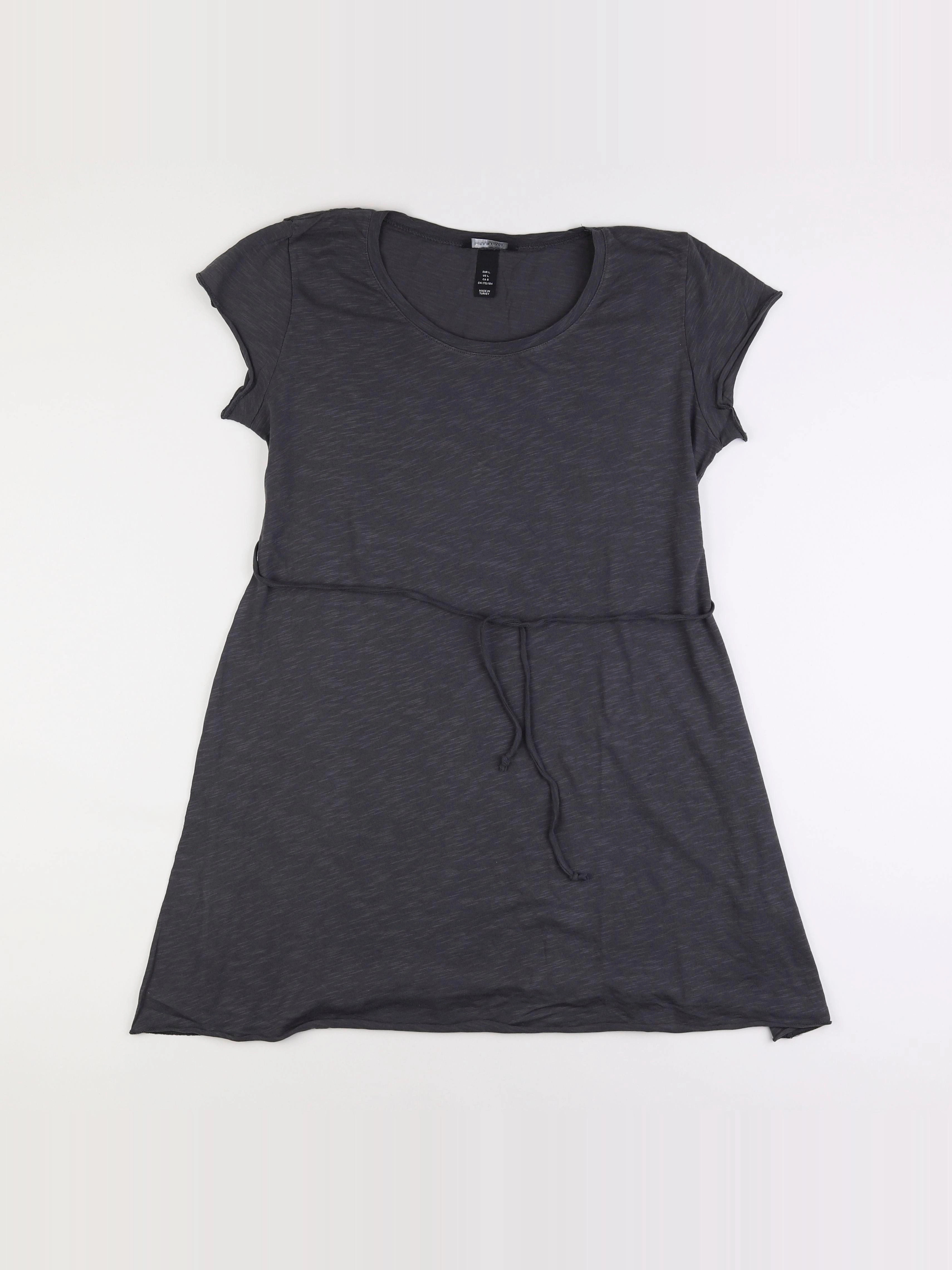 H&M - robe grossesse gris - l