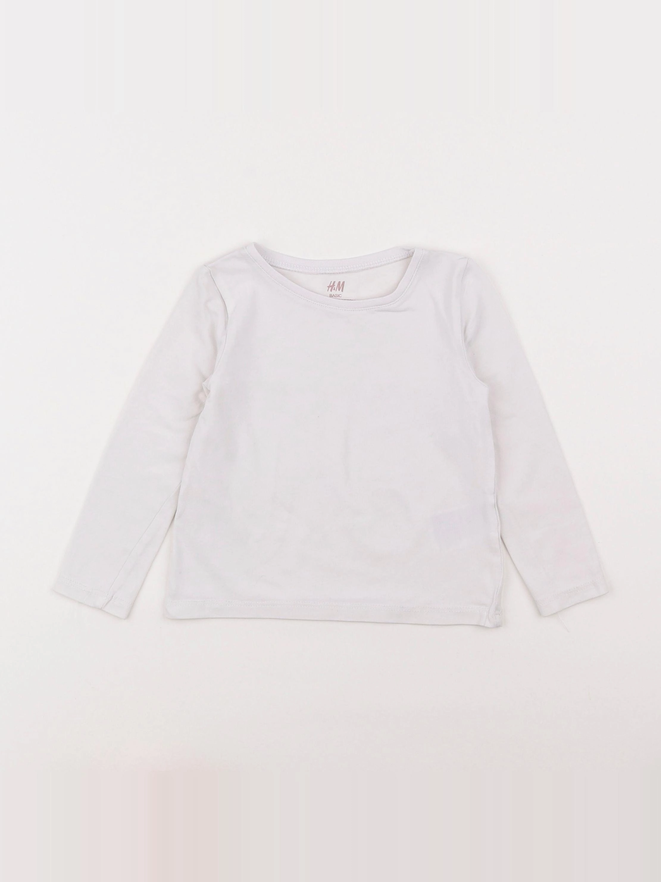 H&M - tee-shirt blanc - 18 mois à 2 ans