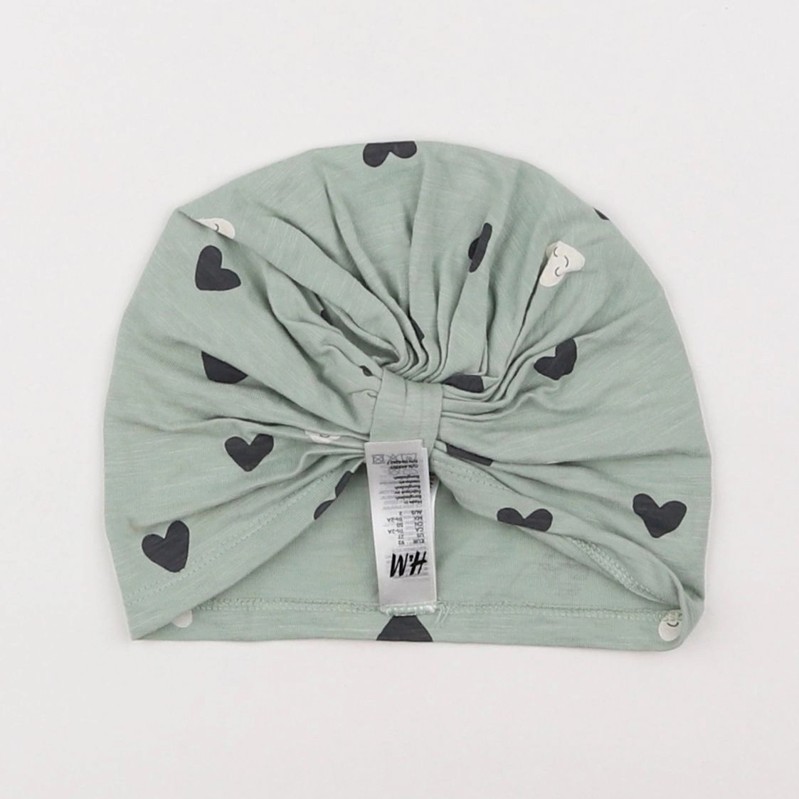 H&M - bonnet vert, bleu - 18 mois à 2 ans