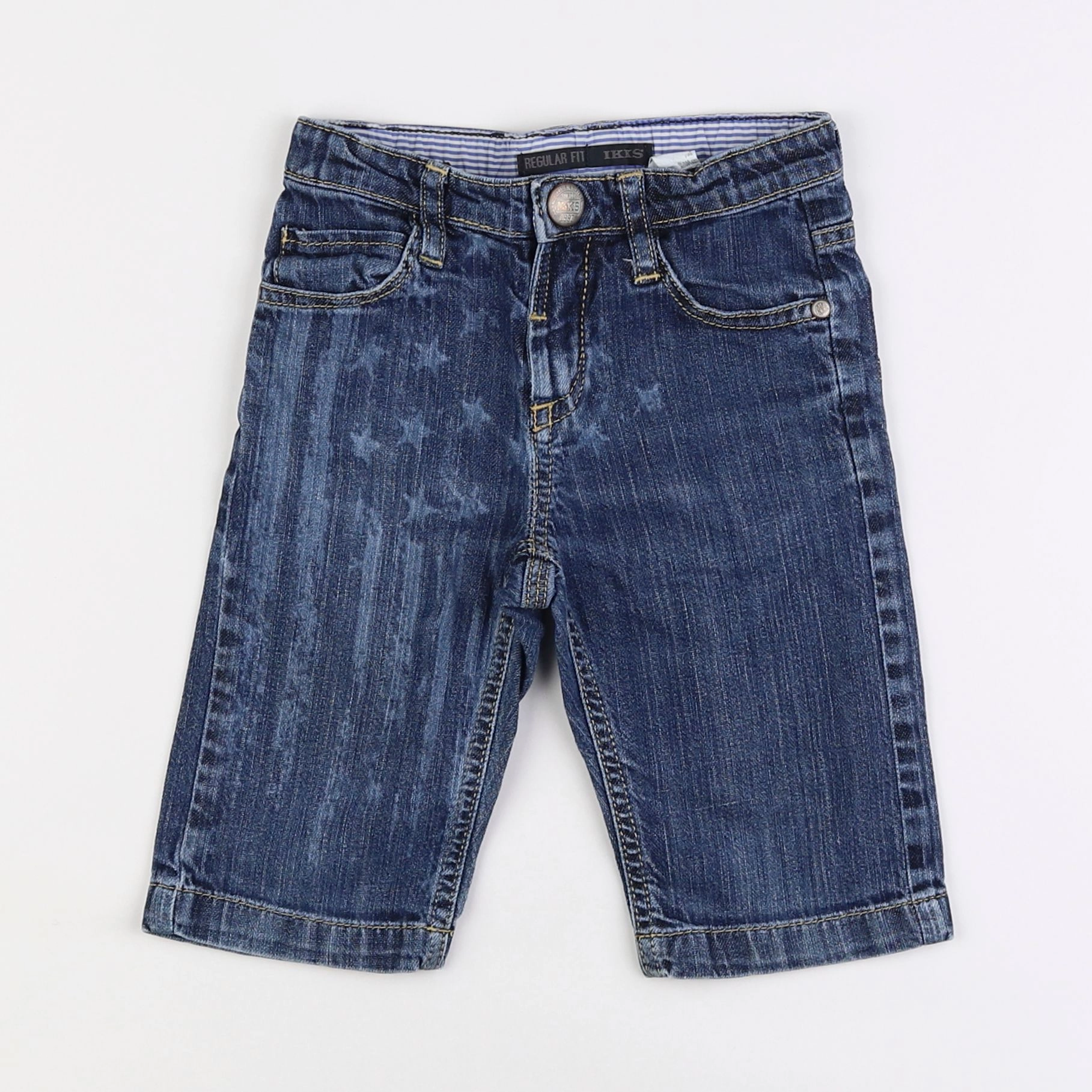 IKKS - short bleu - 6 ans