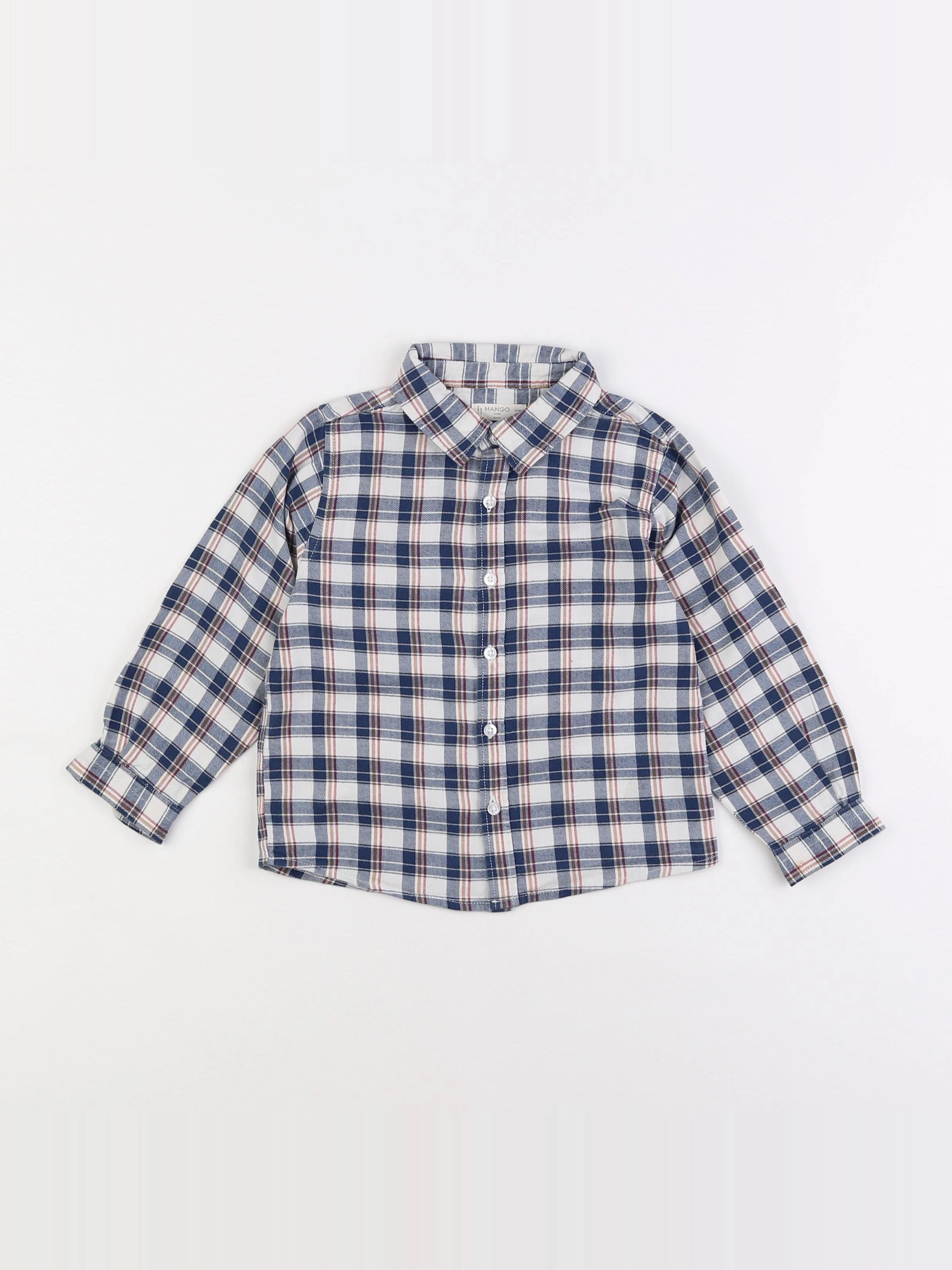 Mango - chemise multicolore - 2/3 ans
