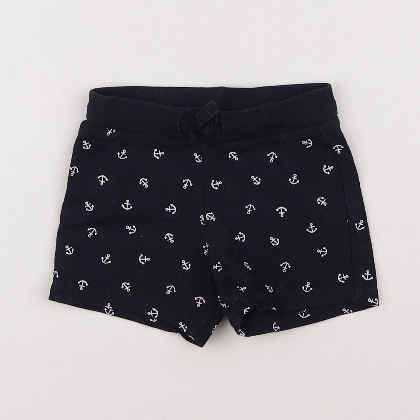 H&M - short bleu - 3 mois
