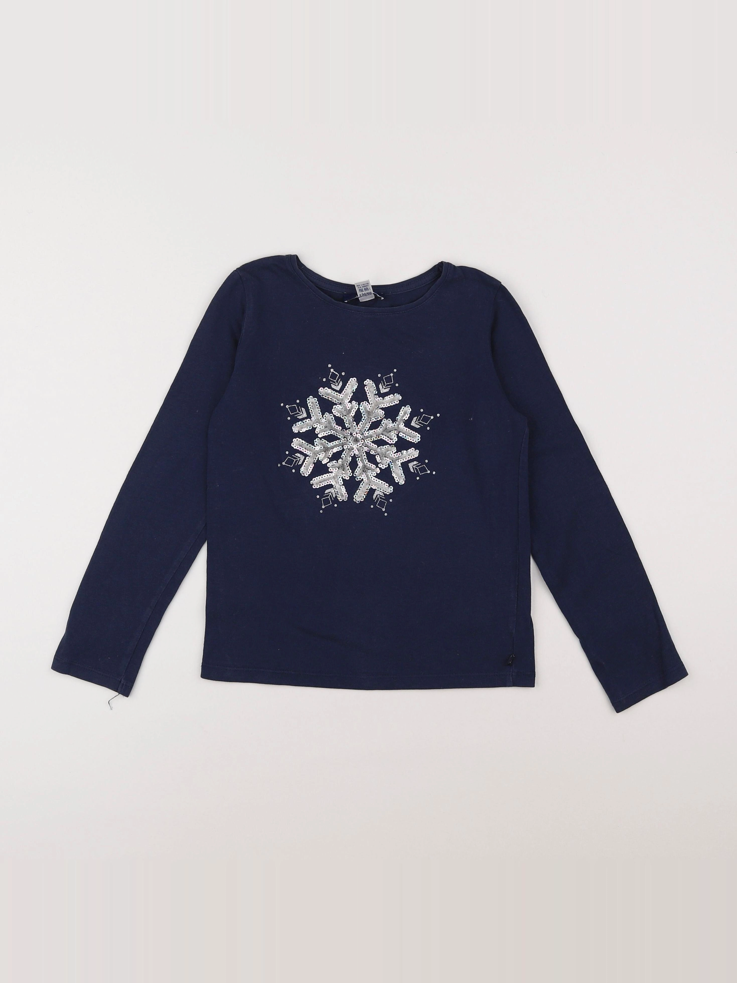 Okaidi - tee-shirt bleu - 8 ans