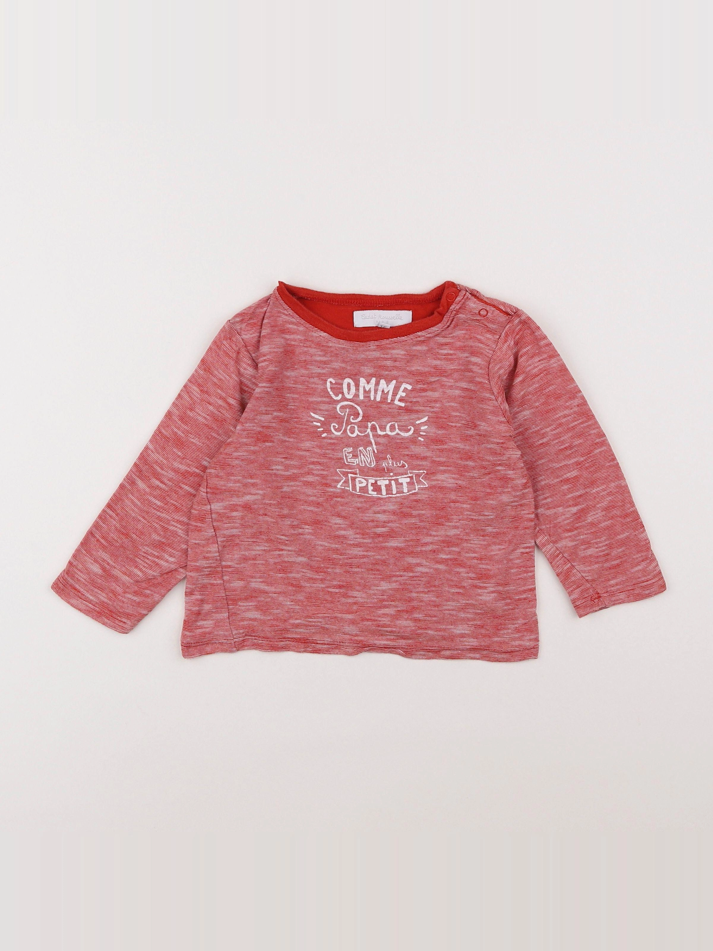 Cadet Rousselle - tee-shirt rouge - 18 mois