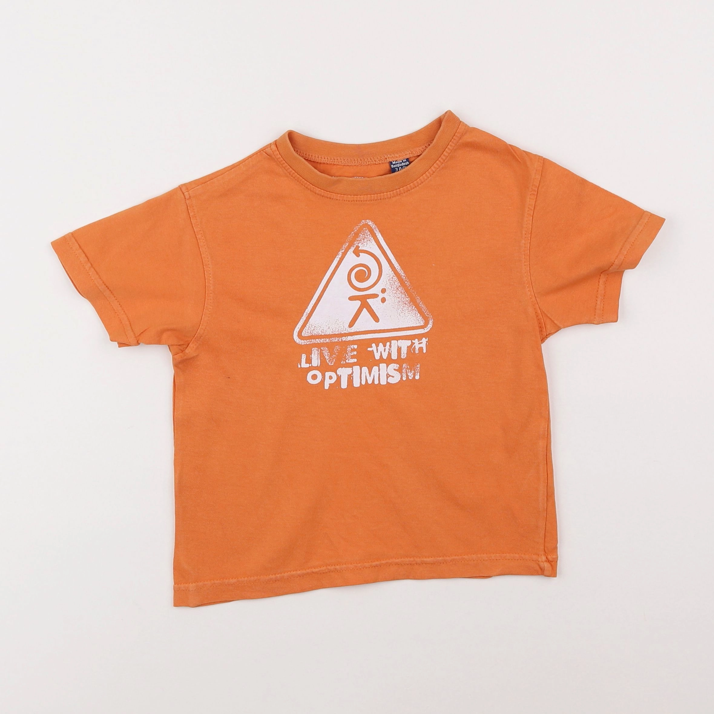 Okaidi - tee-shirt orange - 3 ans